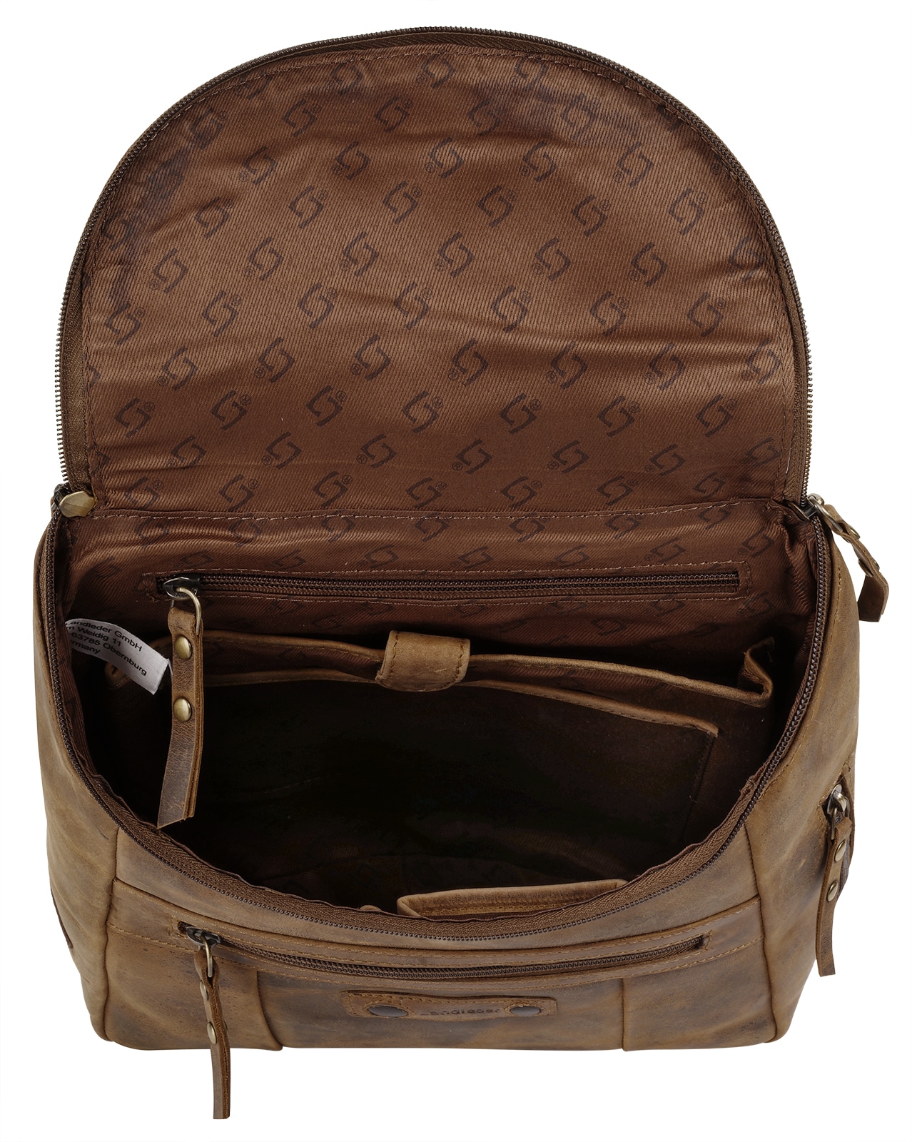 Landleder Cityrucksack, echt Leder