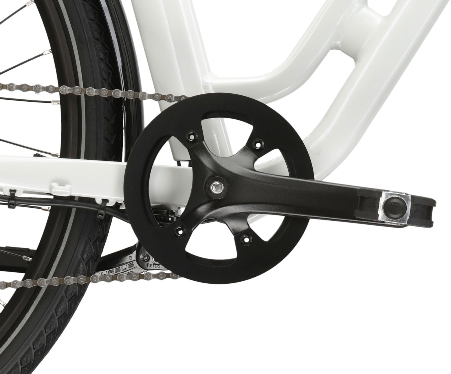 Kross E-Bike »E-Citybike Sentio Hybrid 1.0 28 Zoll weiß«, 8 Gang, microSHIFT, M26S, Heckmotor 250 W, Pedelec, Elektrofahrrad für Damen und Herren