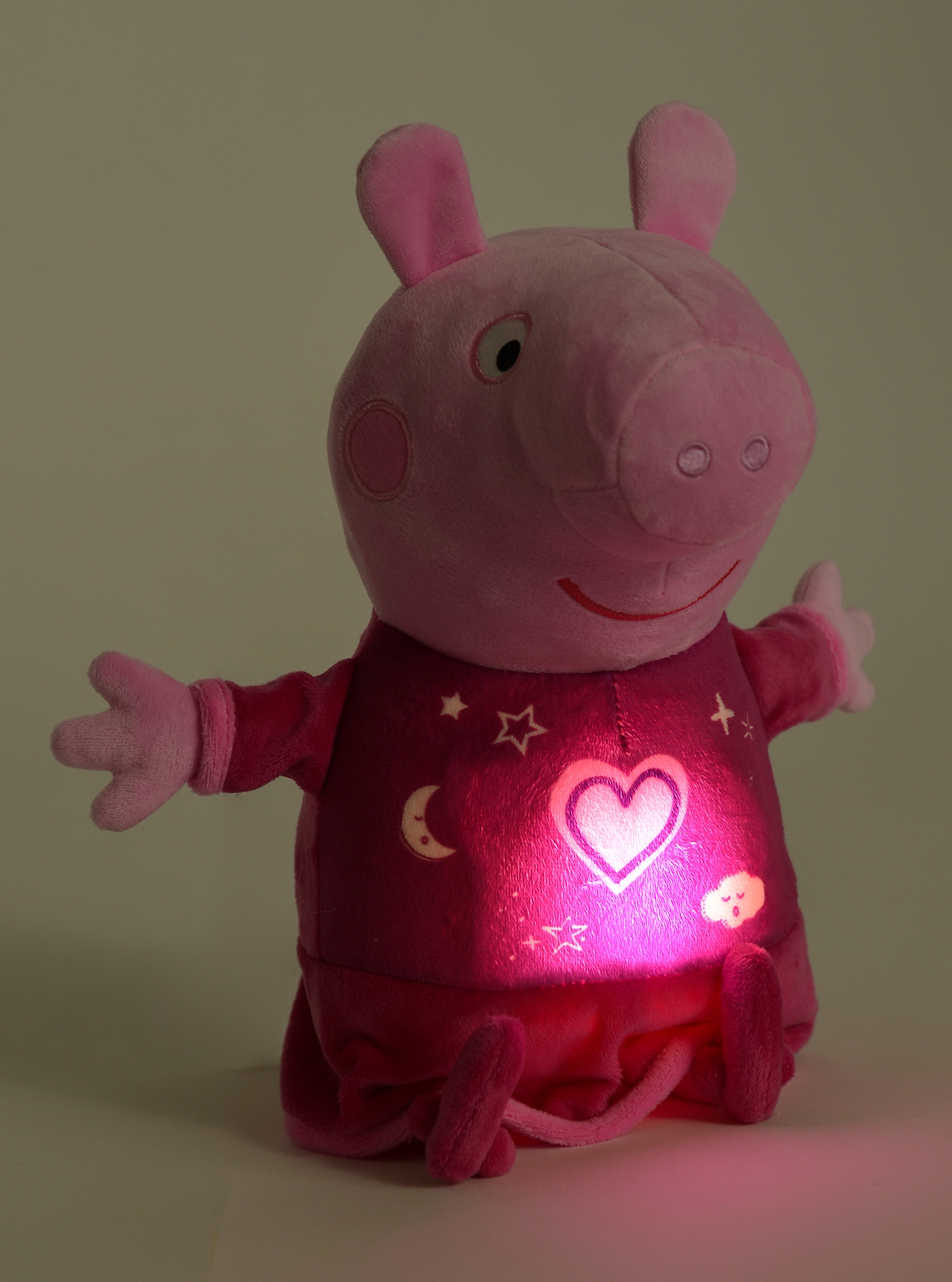 SIMBA Plüschfigur »Peppa Pig, Gute Nacht Peppa«, mit Sound und Schlummerlicht