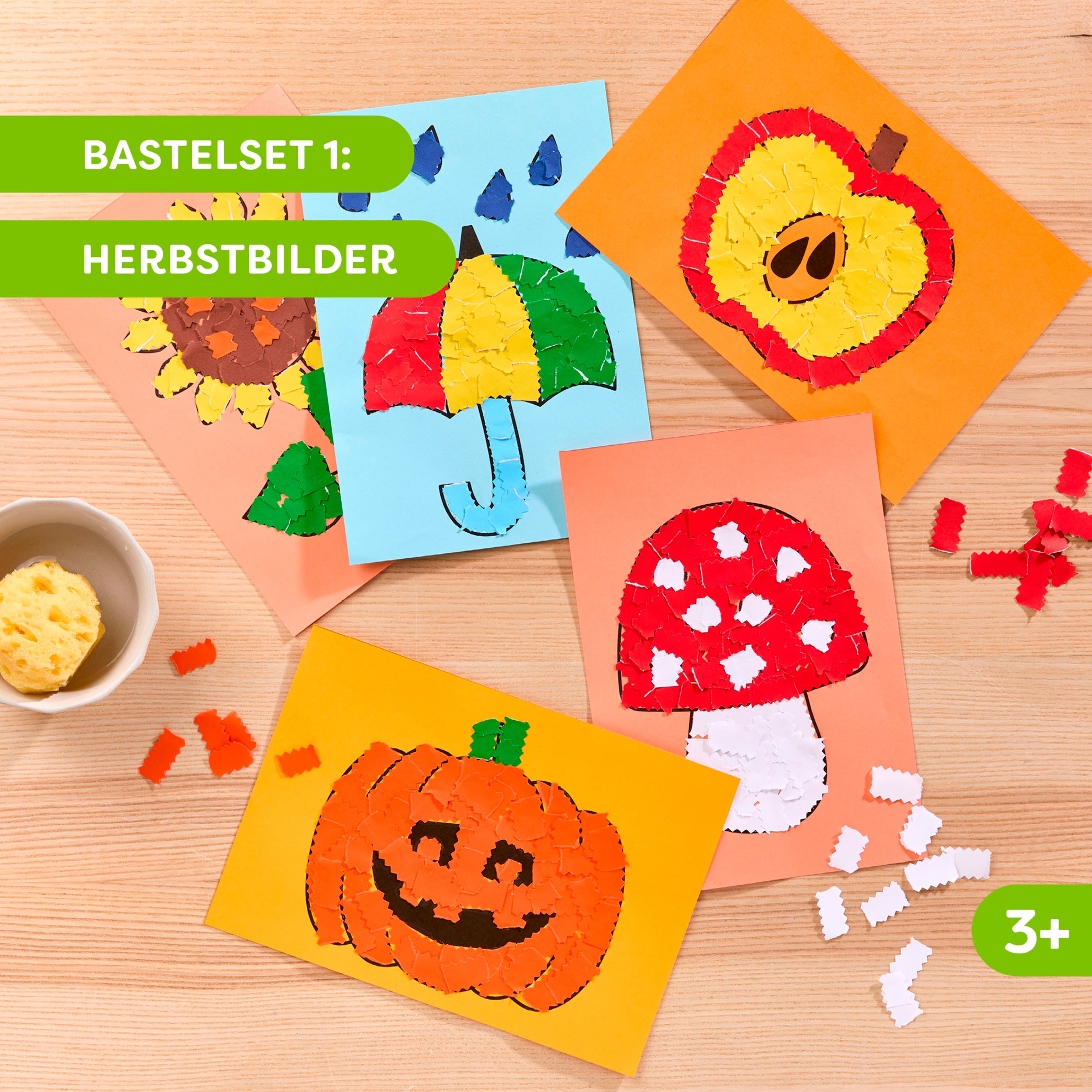 Haba Kreativset »2er Bastelsets Erstes Basteln Herbst«