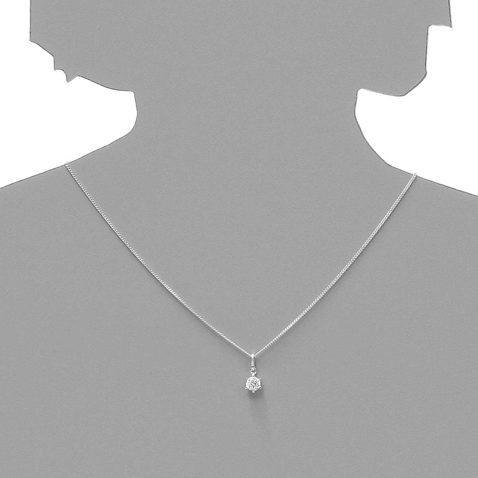 OSTSEE-SCHMUCK Kette mit Anhänger »- Folina 6 mm - Silber 925/000 - Zirkonia«