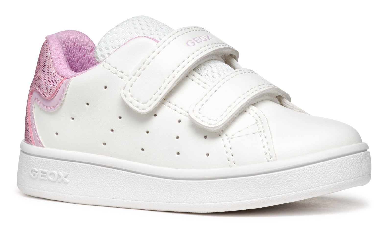 Sneaker »B ECLYPER GIRL«, Retro Sneaker, Klettschuh mit bunt glitzerndem Ferseneinsatz