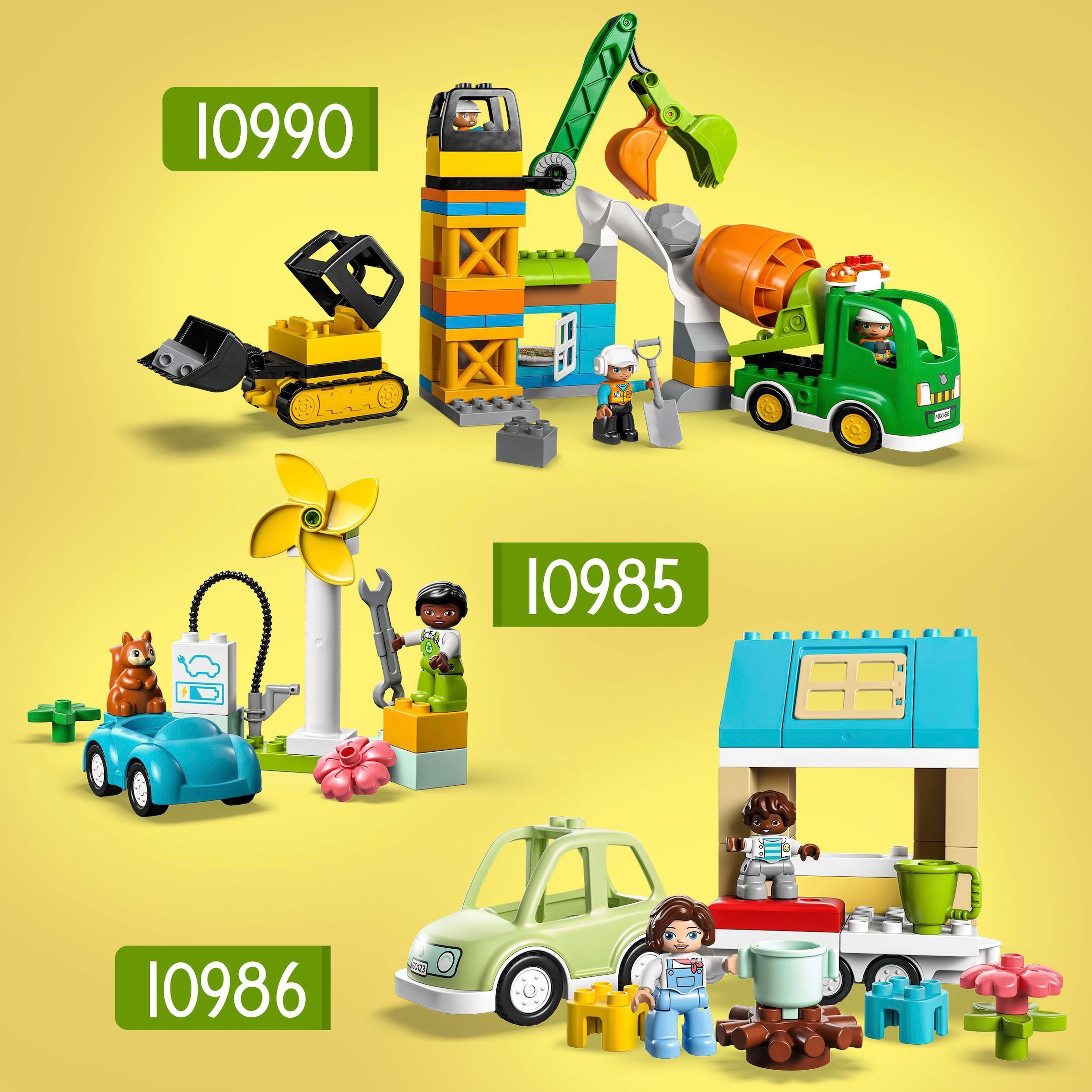 LEGO® Konstruktionsspielsteine »Zuhause auf Rädern (10986), LEGO® DUPLO  Town«, (31 St.), Made in Europe bei