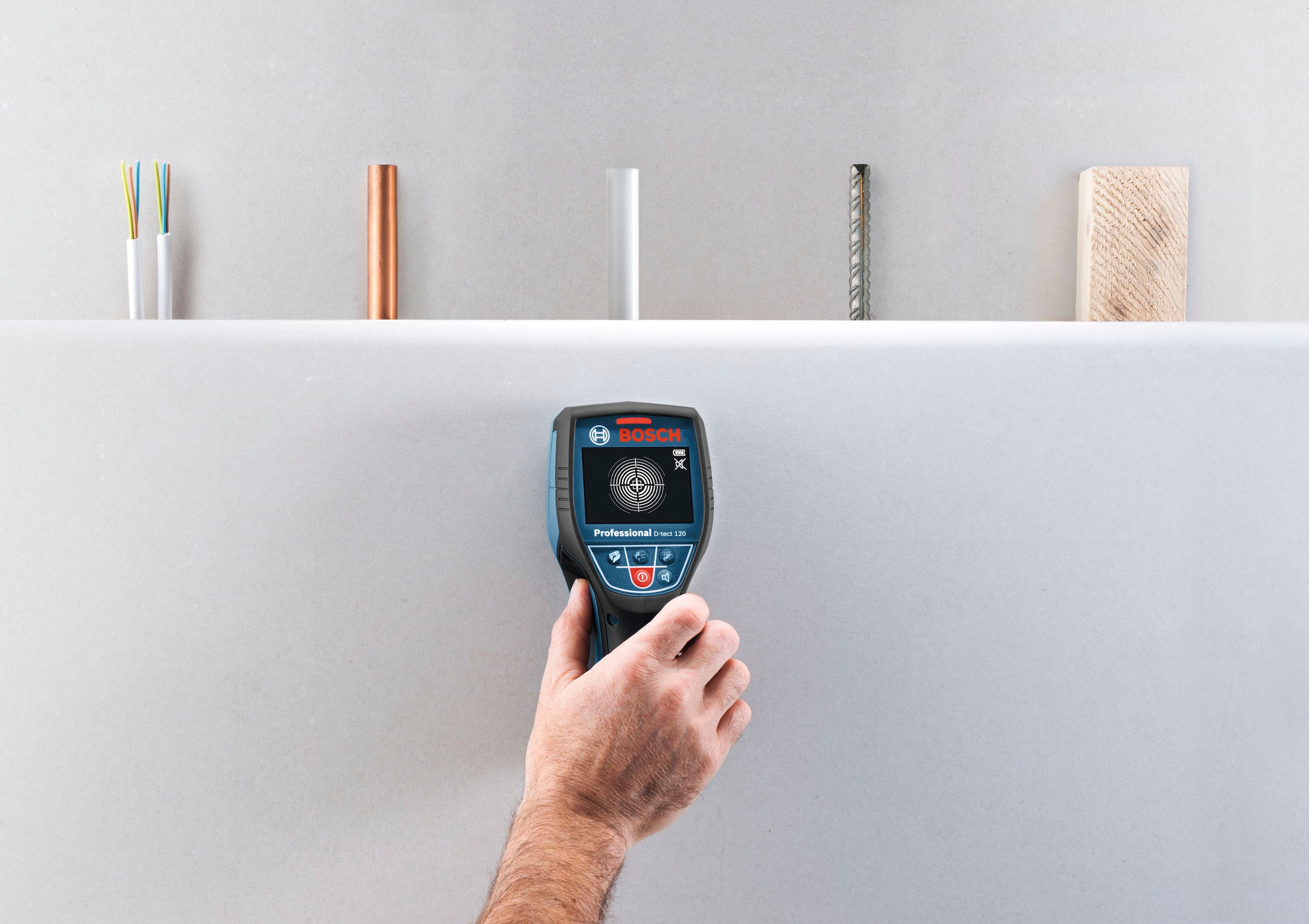 Bosch Professional Leitungsortungsgerät »WALLSCANNER D-TECT 120«, (Set)