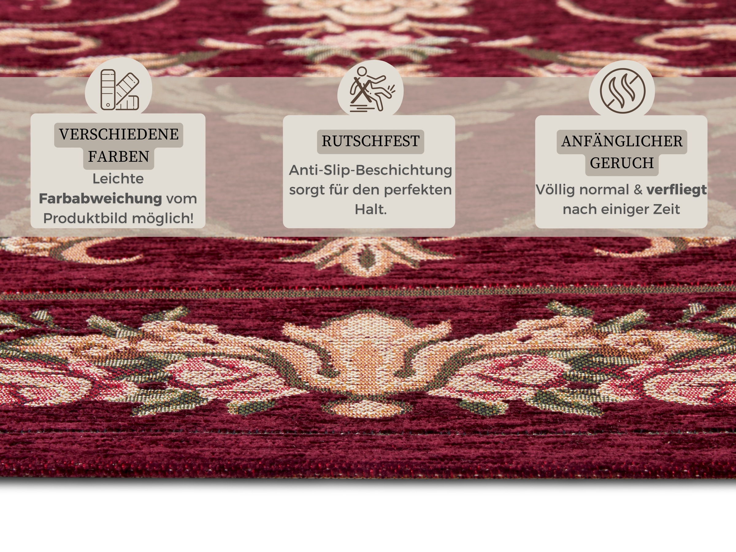 HANSE Home Teppich »Assia«, rechteckig, 5 mm Höhe, strapazierfähig, pflegeleicht, robust, Anti-Slip