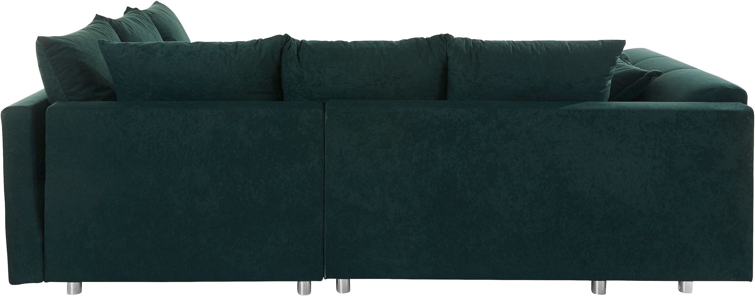 COLLECTION AB Ecksofa Joseli,  mit Zier- und Rückenkissen, komfortable Schanzen-Armlehne