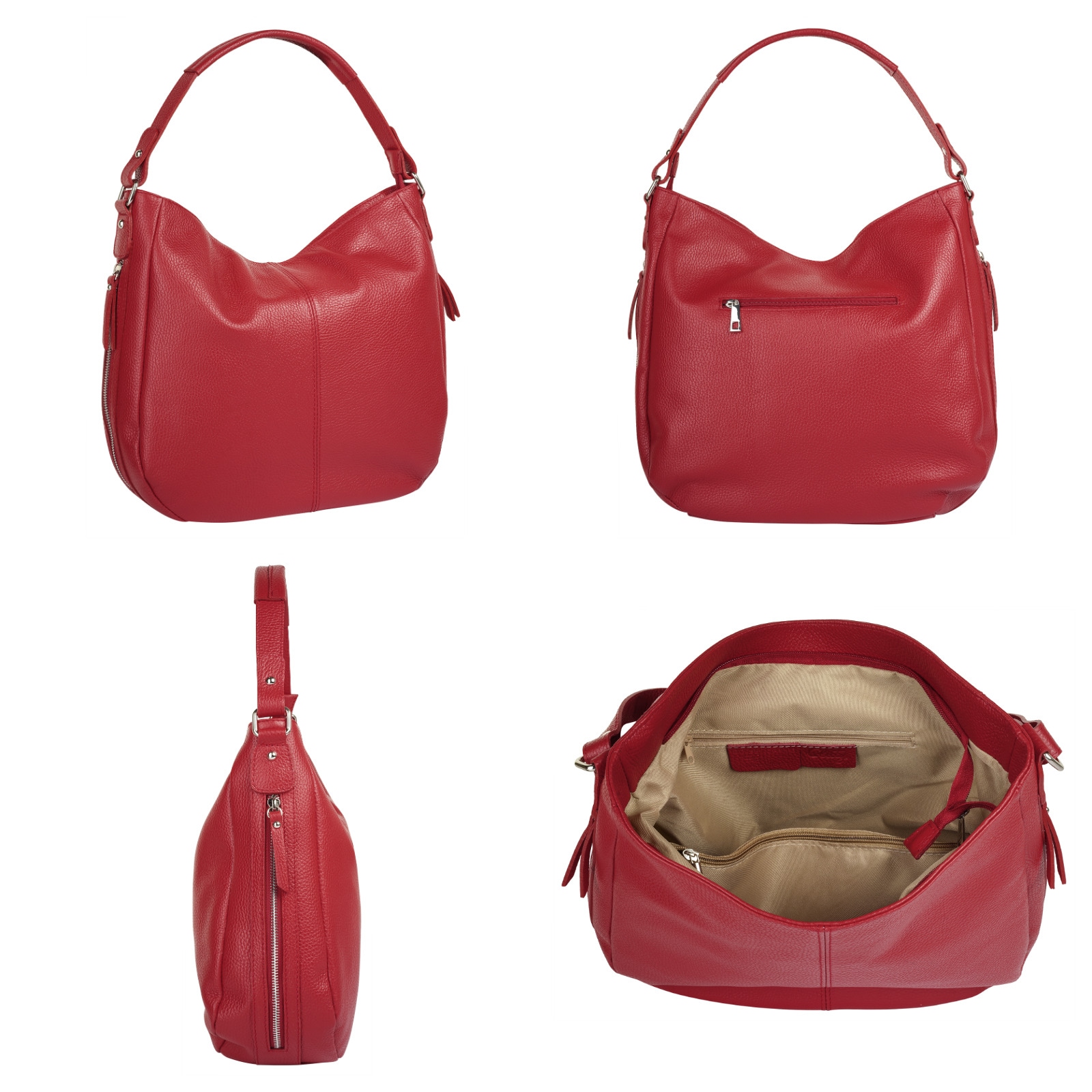 Cluty Shopper, echt Leder, Made in Italy