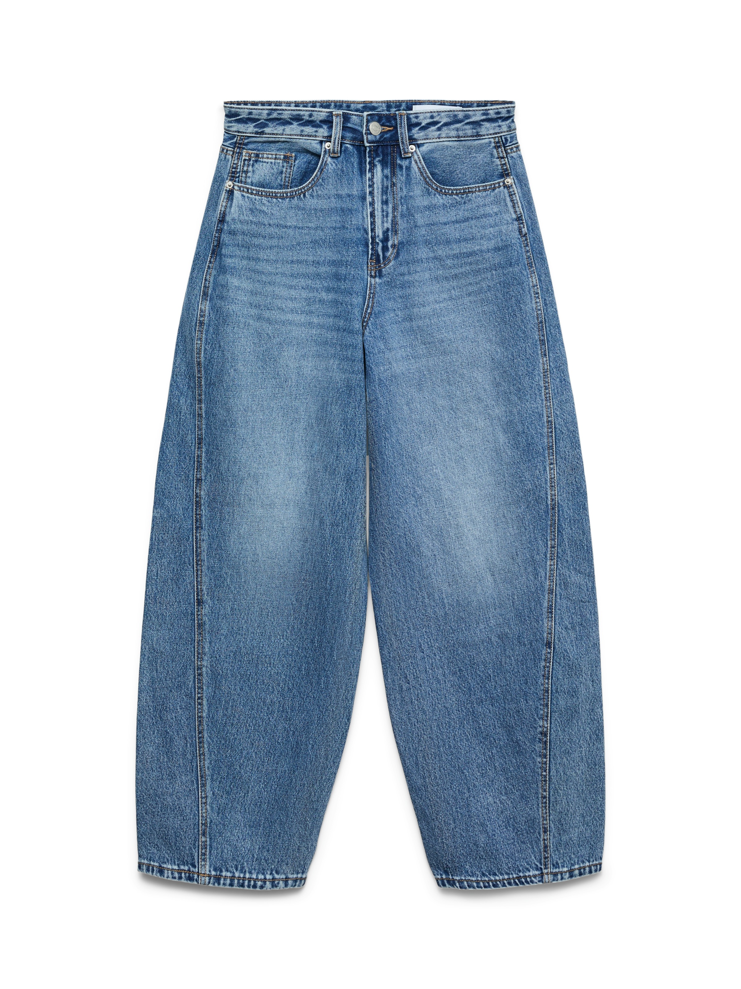 Vero Moda Weite Jeans »VMZOE MR BARREL DNM JEANS LI3154 NOOS« Baumwolle, mid waist, loose fit