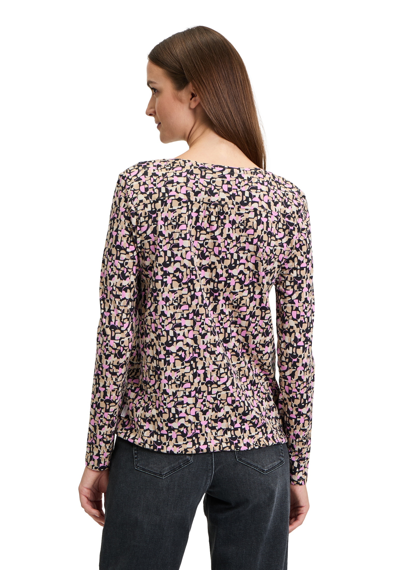 Betty&Co Langarmshirt »Casual-Shirt mit Gummizug«