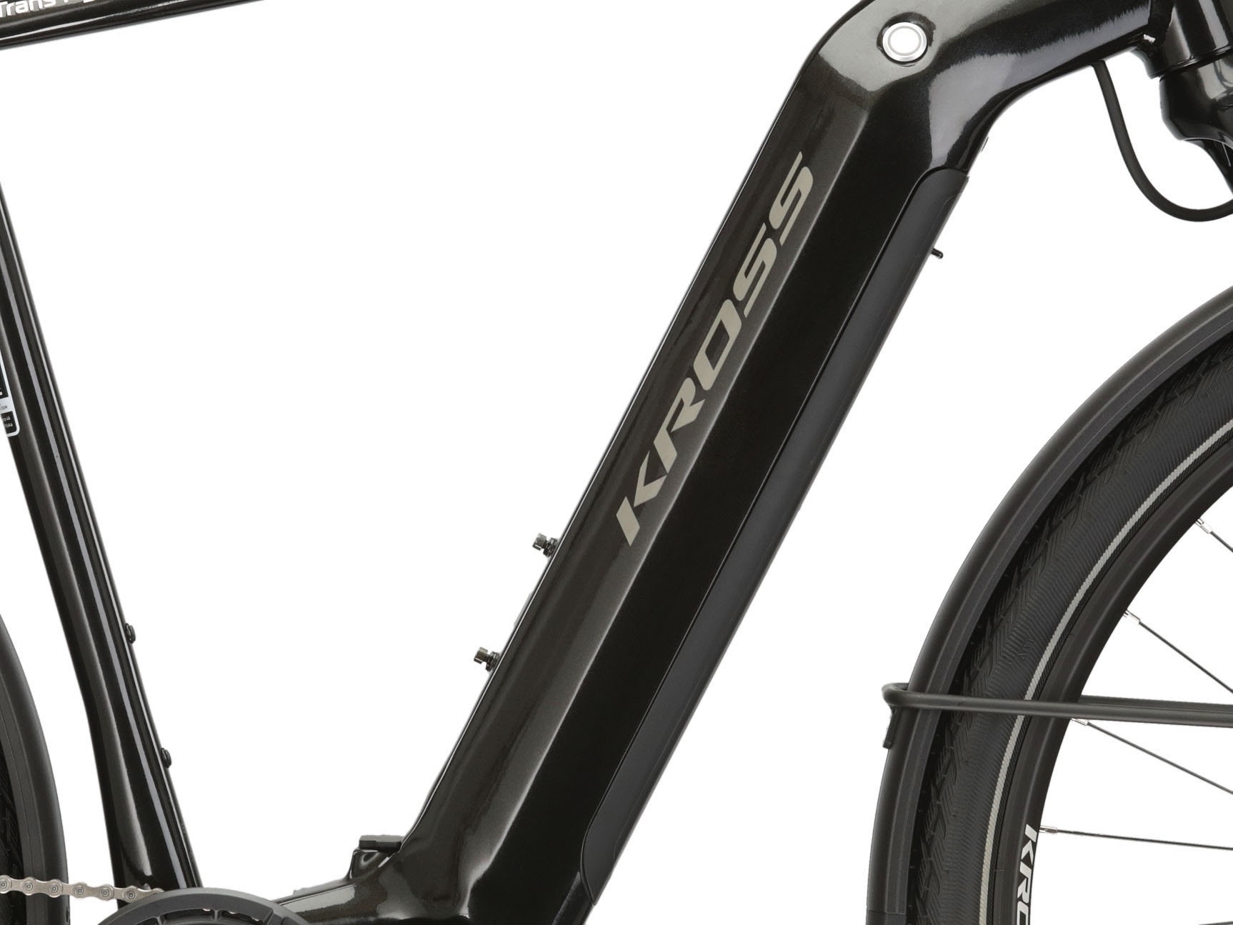 Kross E-Bike »E-Trekkingrad Trans Hybrid 6.0 28 Zoll schwarz«, 10 Gang, Shimano, DEORE XT T8000, Mittelmotor 250 W, Pedelec, Elektrofahrrad für Herren