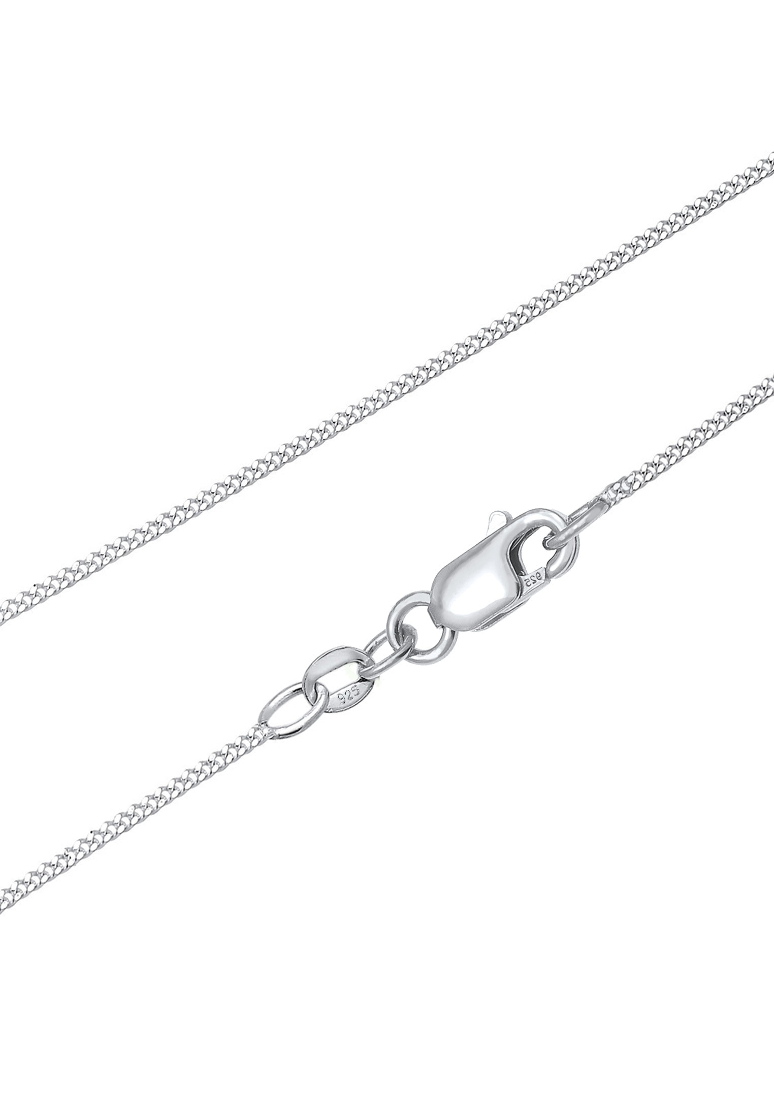 Elli DIAMONDS Silberkette »Halskette Anhänger Brilliant Diamant (0.12 ct.) 925 Silber«