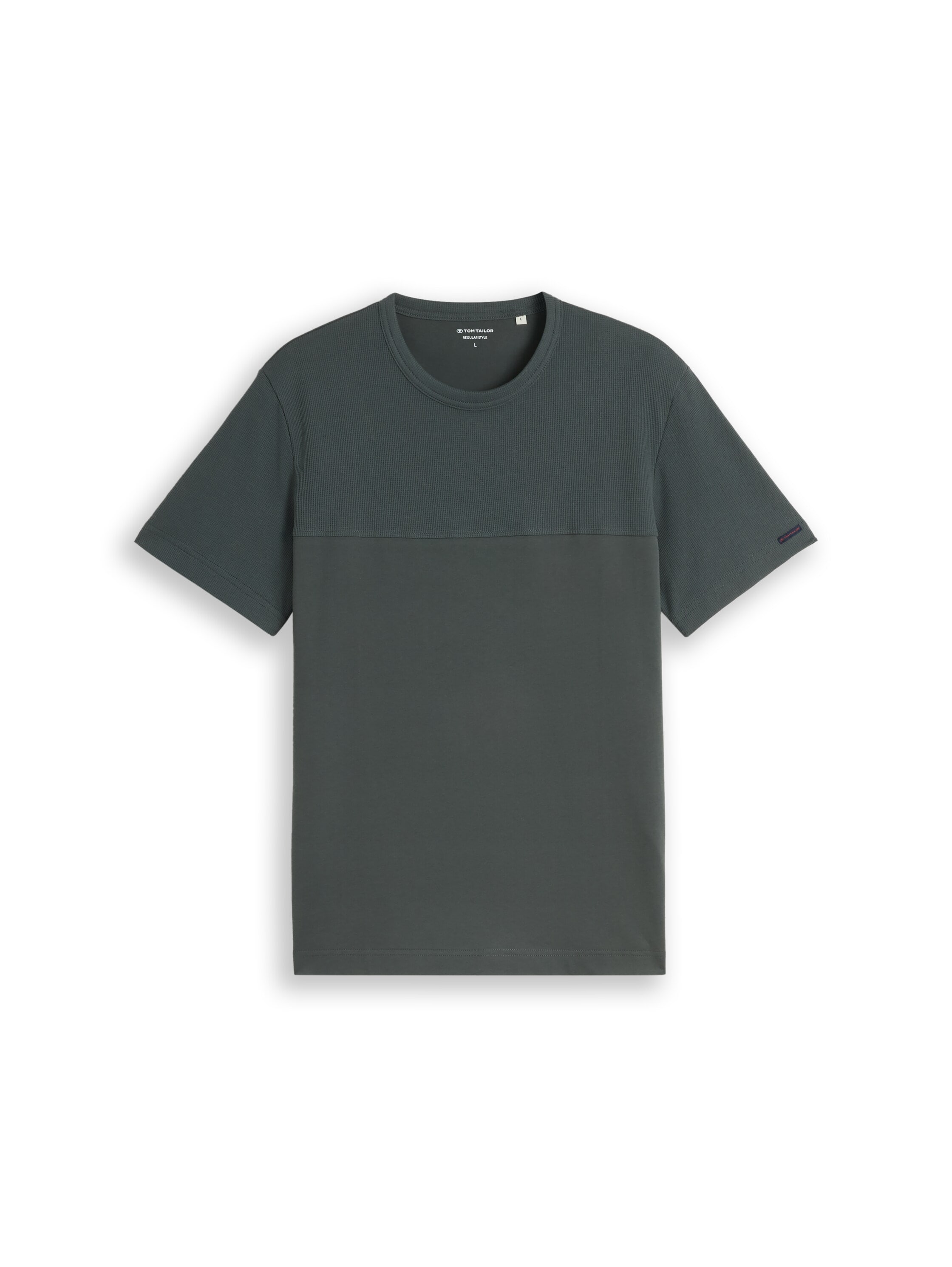 TOM TAILOR Kurzarmshirt Sommershirt mit Struktur-Details