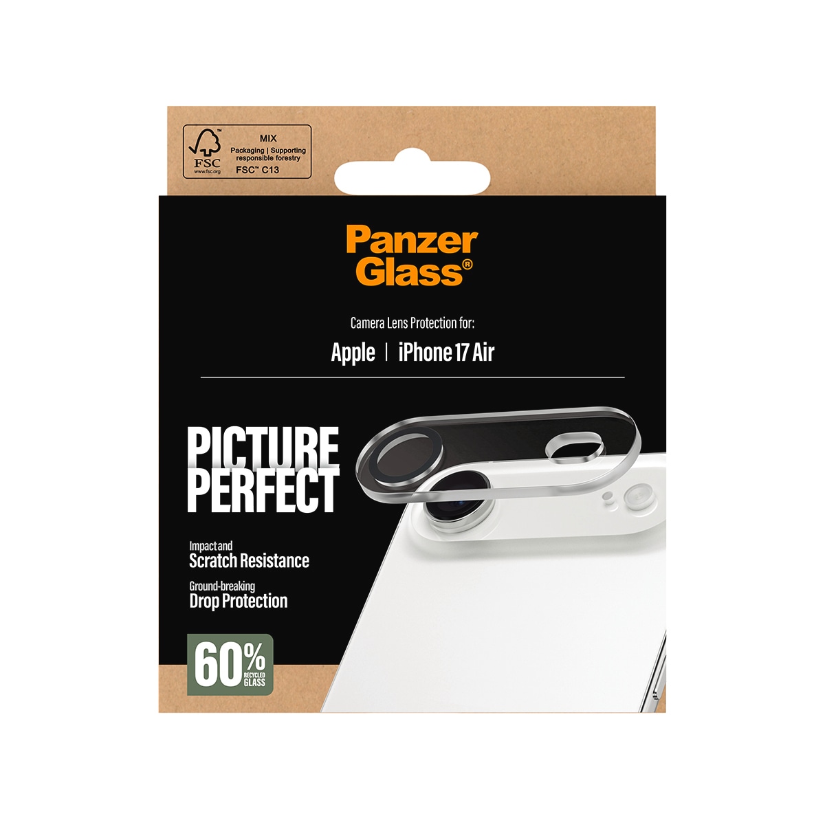 CARE by PanzerGlass Kameraschutzglas »PicturePerfect Camera Lens Protector« für Apple iPhone Air Kameraschutz,Linsenschutz,Objektivschutz, kratz- & stoßfest