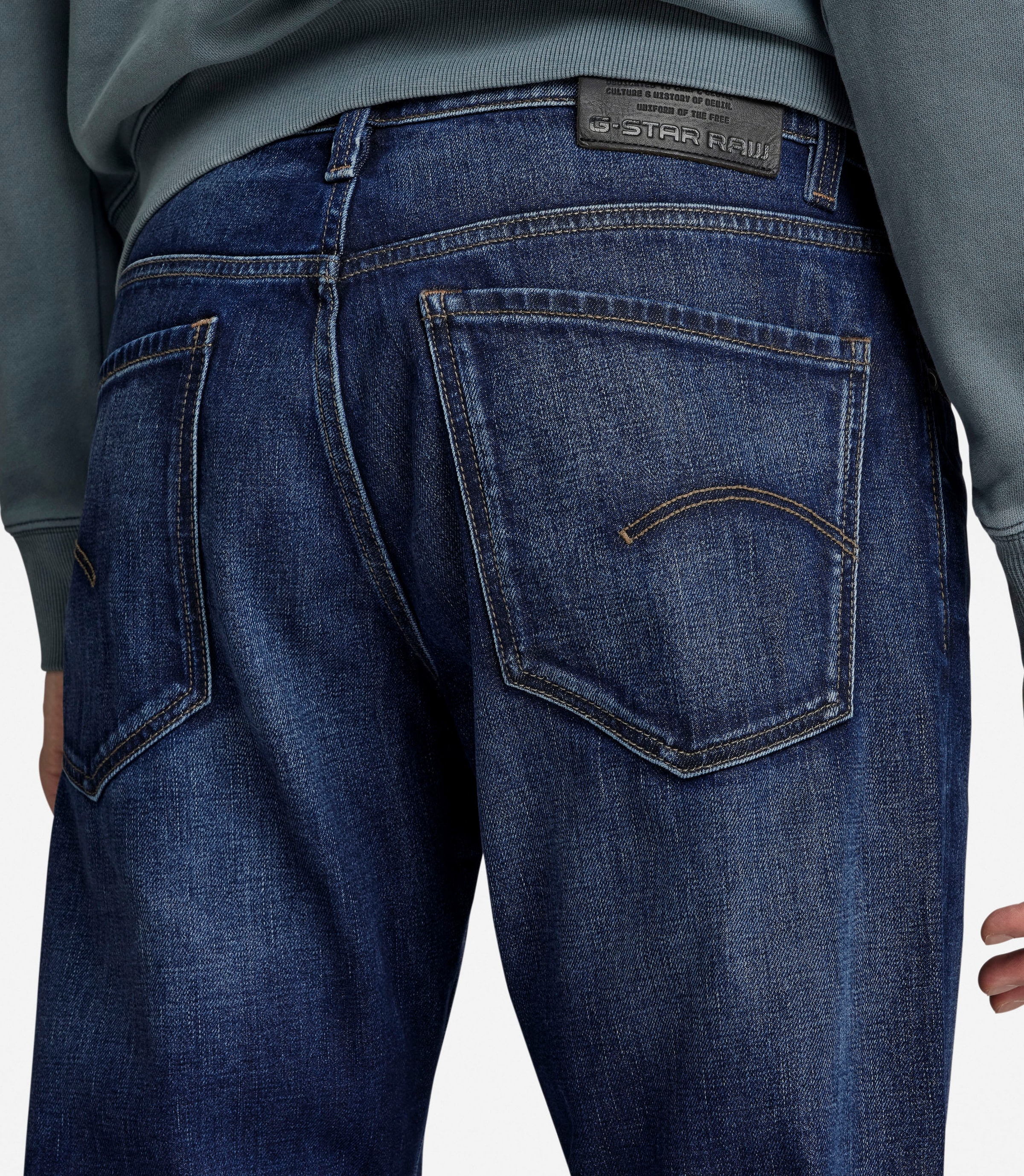 G-STAR Straight-Jeans »Mosa Straight«, mit hellen Nähten