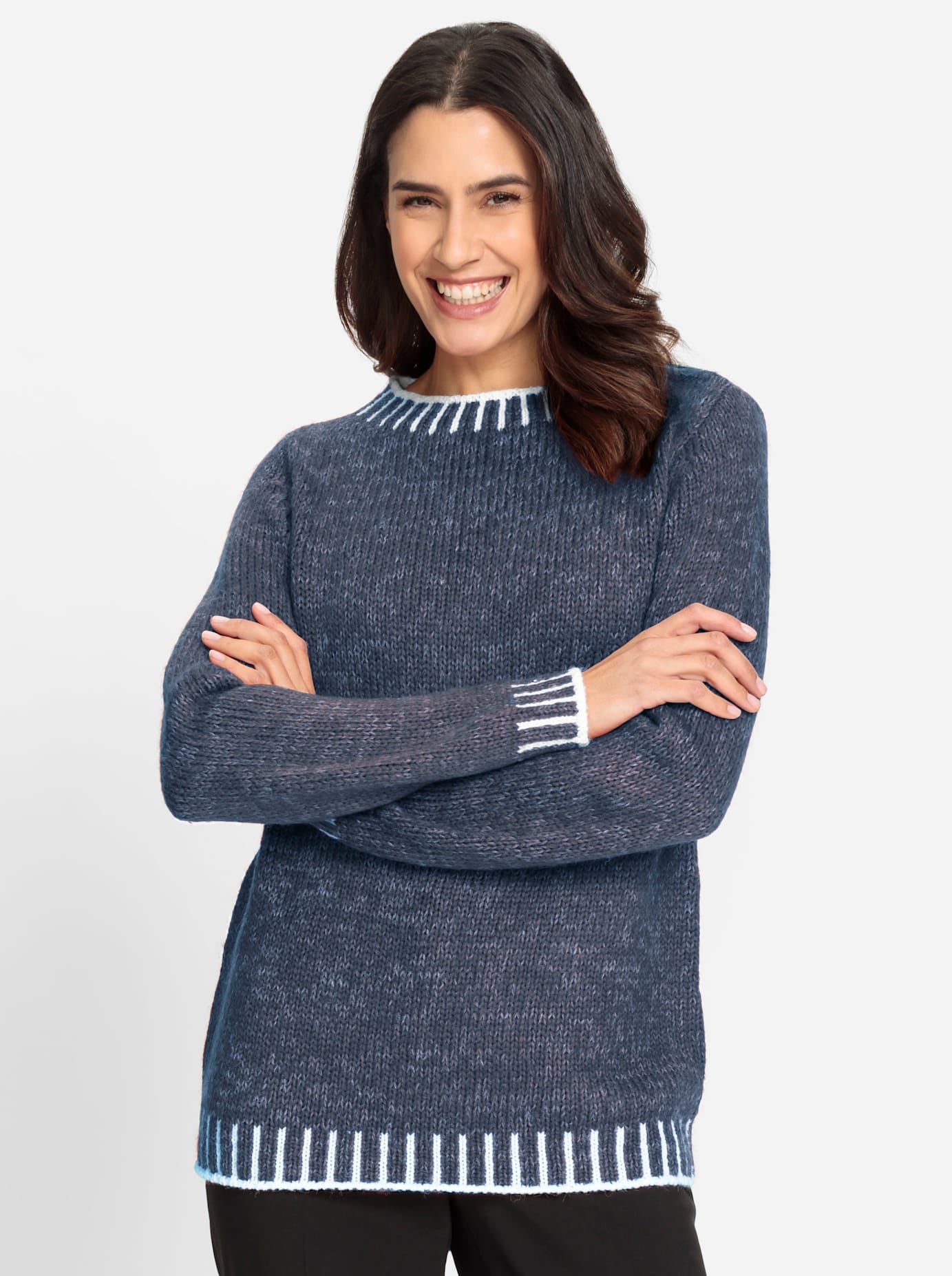 Inspirationen Rundhalspullover »Pullover«