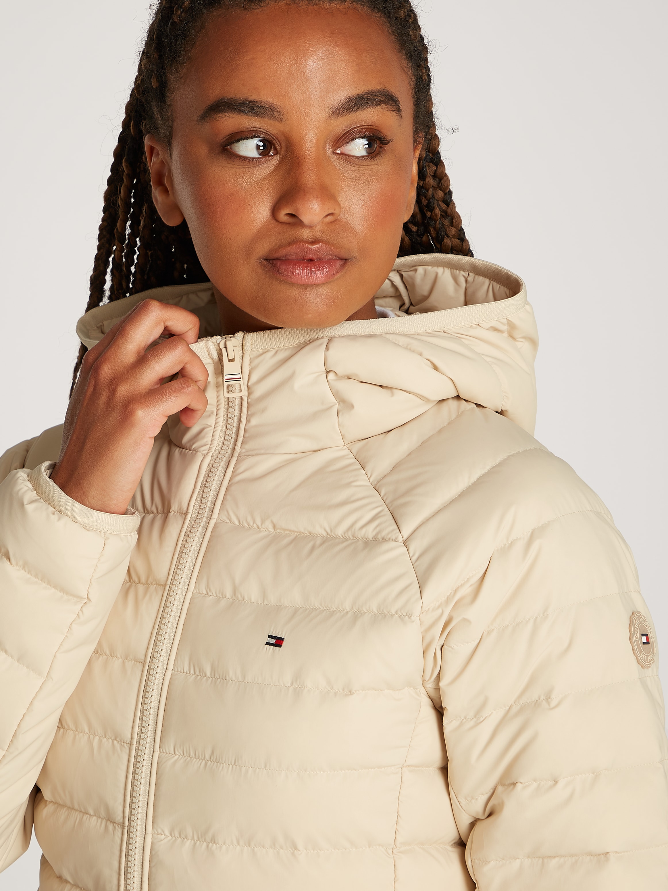 Tommy Hilfiger Steppjacke »SPORTY LW DOWN JACKET«, mit Kapuze, mit leichter Wattierung