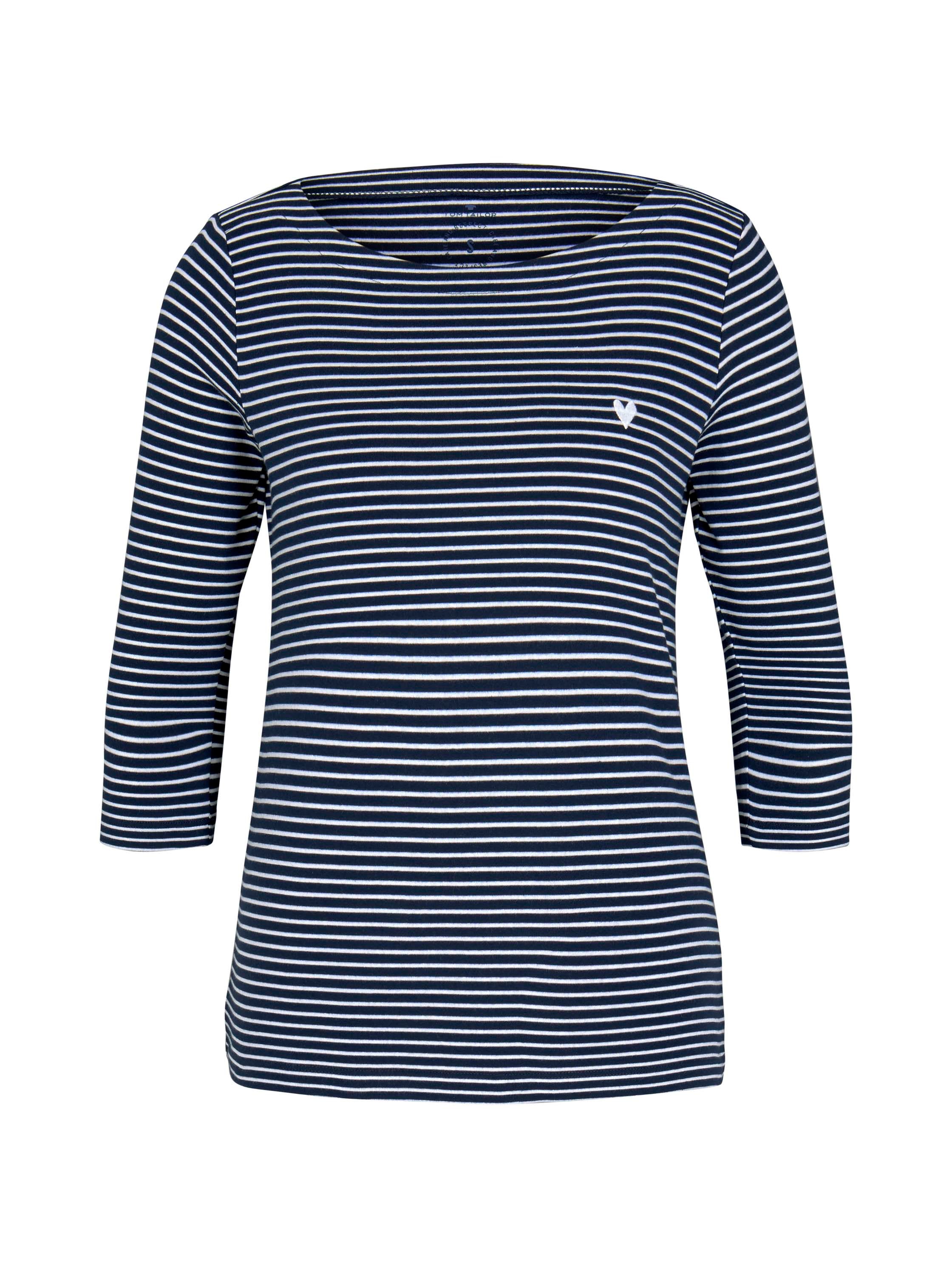 TOM TAILOR 3/4-Arm-Shirt, mit Streifenmuster