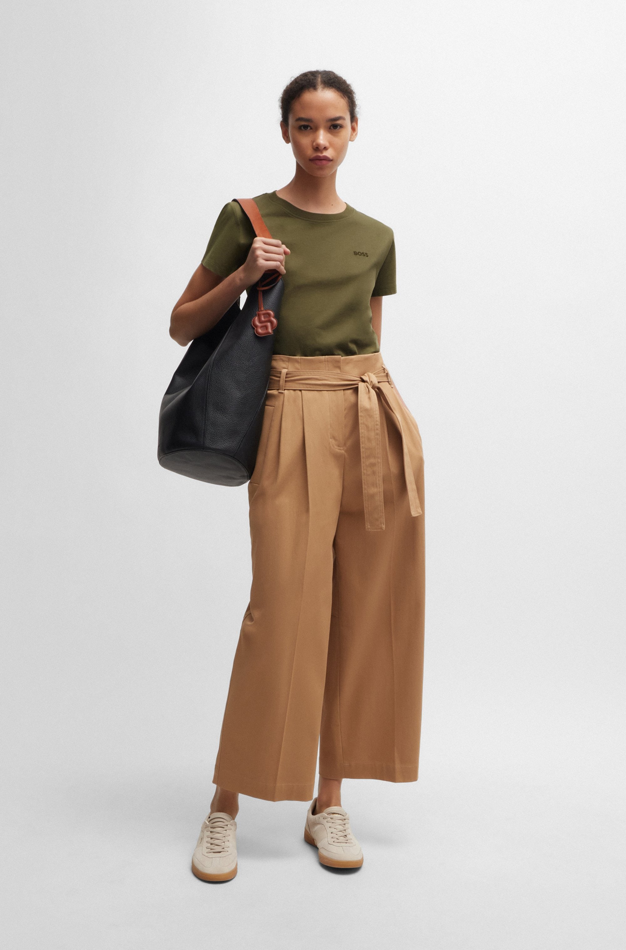 BOSS ORANGE T-Shirt »Esogo Premium Damenmode« mit Logo