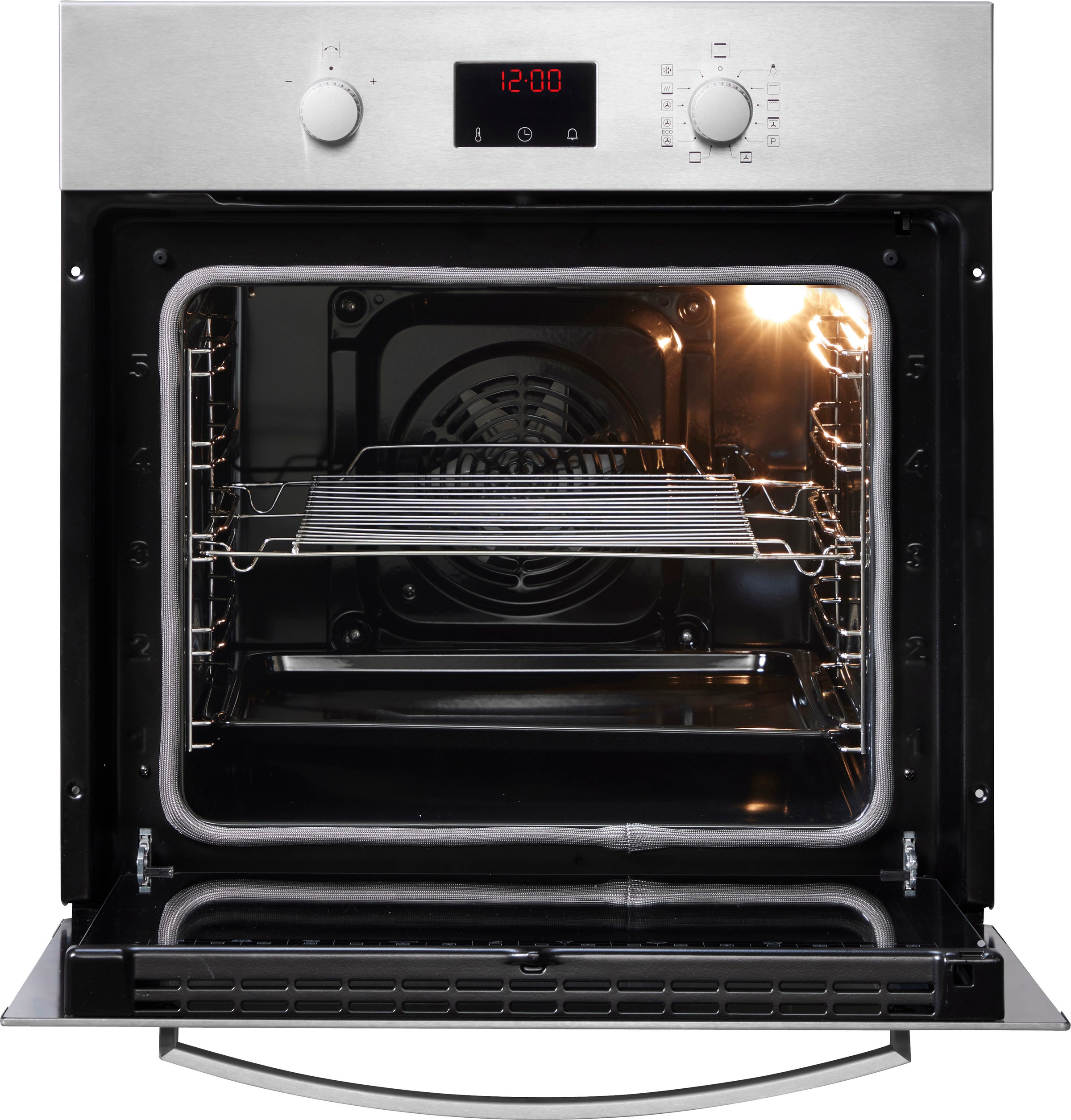 Amica Backofen  »10223.3eEHiTsrPrDJX EBP 13624 E«, mit Teleskopauszug nachrüstbar, Pyrolyse-Selbstreinigung