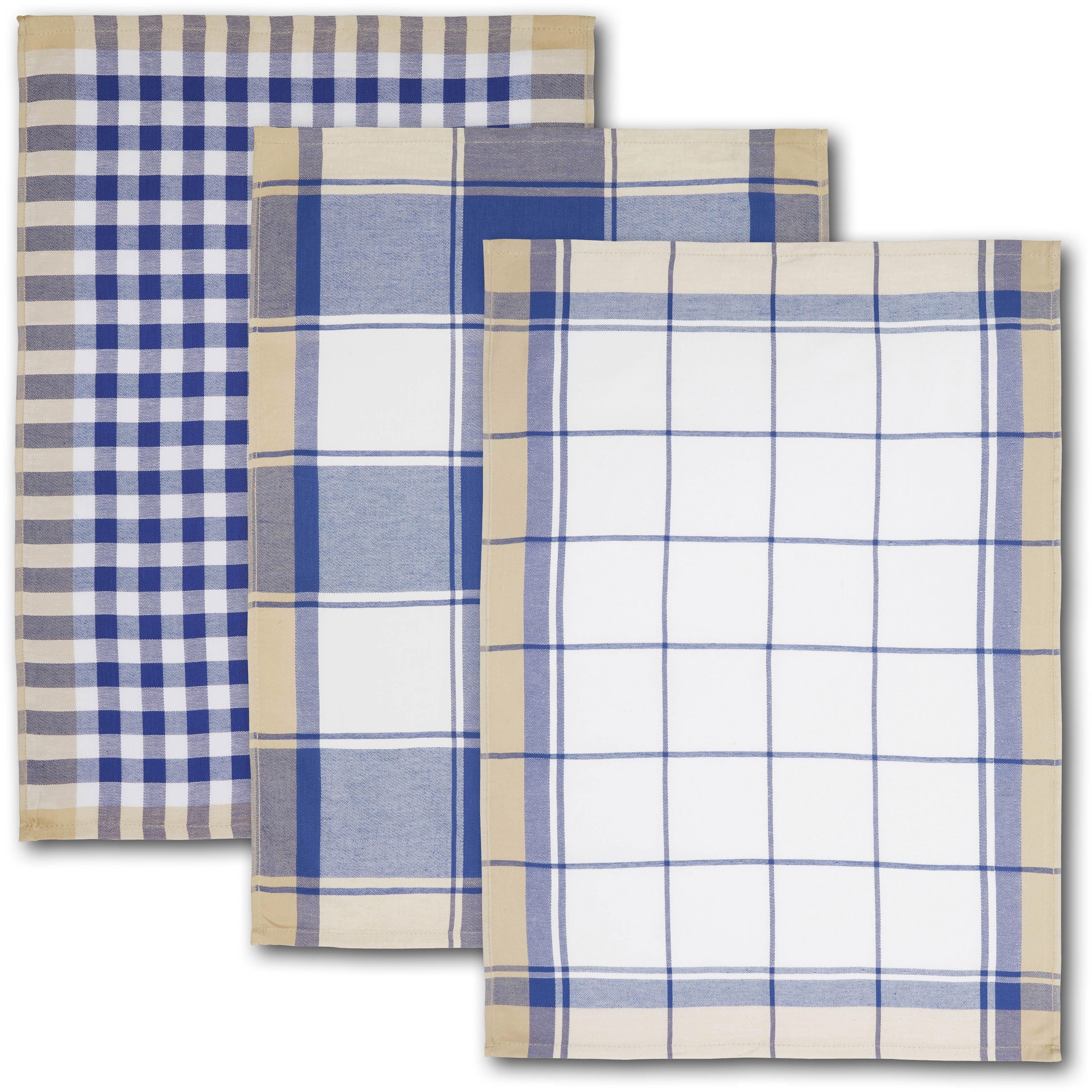 Dyckhoff Geschirrtuch »KARO, Maße je Tuch ca. 50x70 cm« mit drei verschiedenen Motiven