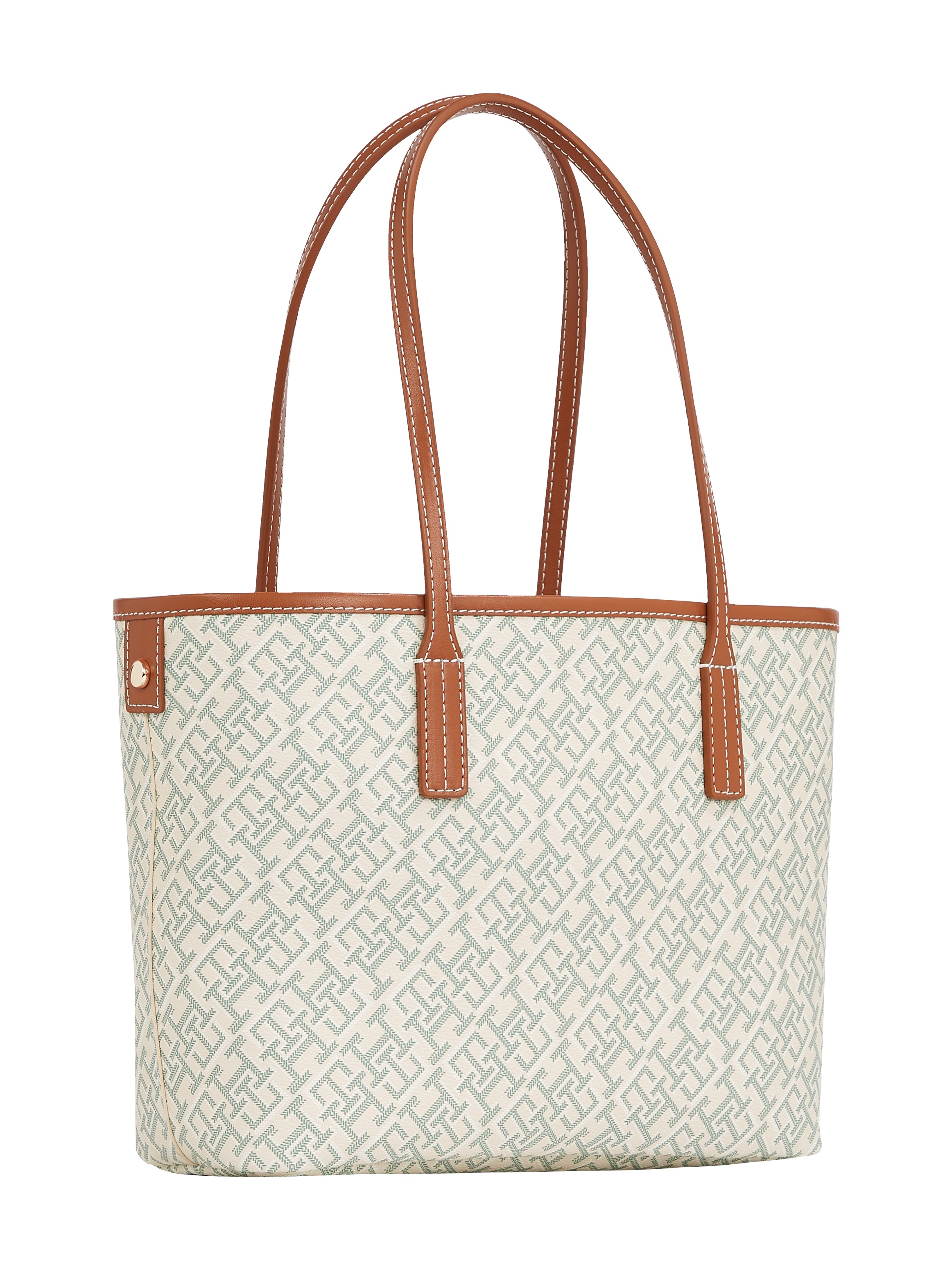 Tommy Hilfiger Tragetasche »TH MONOPLAY LEATHER MINI TOTE«, Damen Henkeltasche mit herausnehmbarer Innentasche