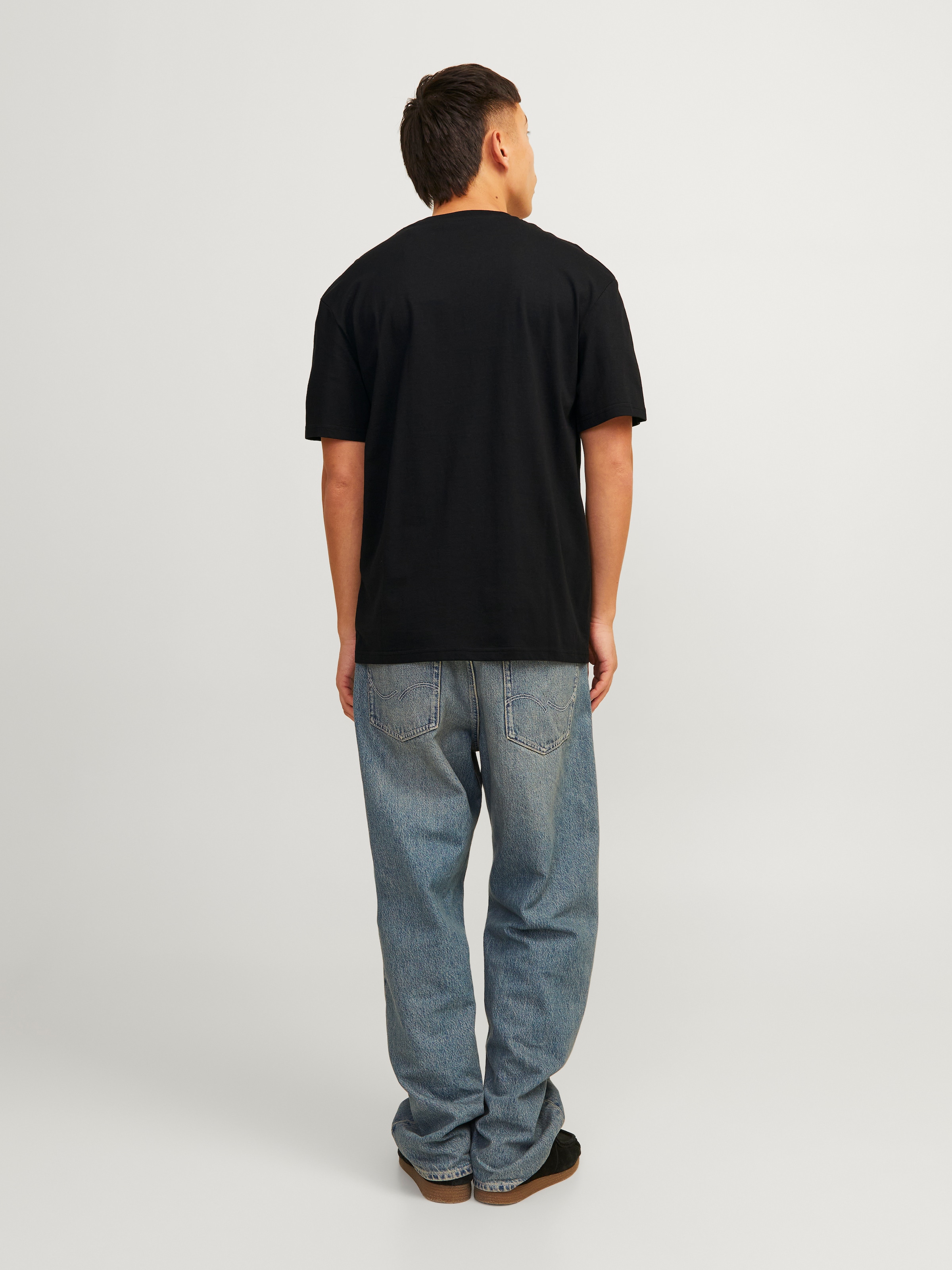 Jack & Jones Rundhalsshirt »JORSEVEN SKULL TEE SS CREW NECK SN«