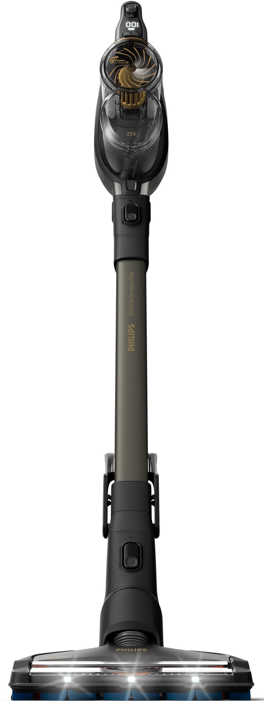 Philips Nass-Trocken-Akkusauger »XC8347/01 SpeedPro Max Aqua Plus«, mit 80 Minuten Laufzeit, Wischfunktion und 360°-Saugdüse
