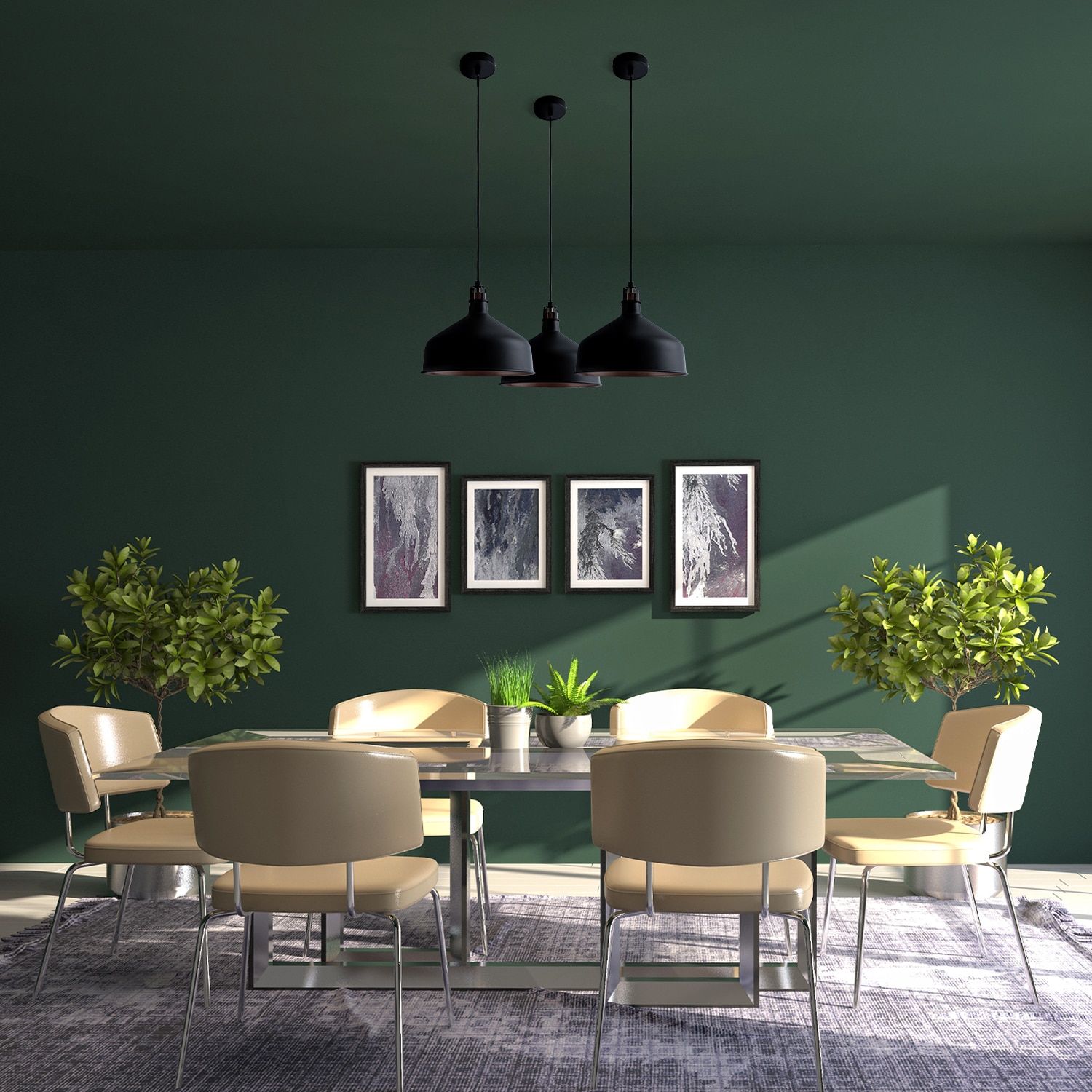 Paco Home Pendelleuchte »JAMES«, 1 flammig, Leuchtmittel E27 | ohne Leuchtmittel, Küchenlampe Hängend Hängelampe Esszimmer Esstischlampe Industrial