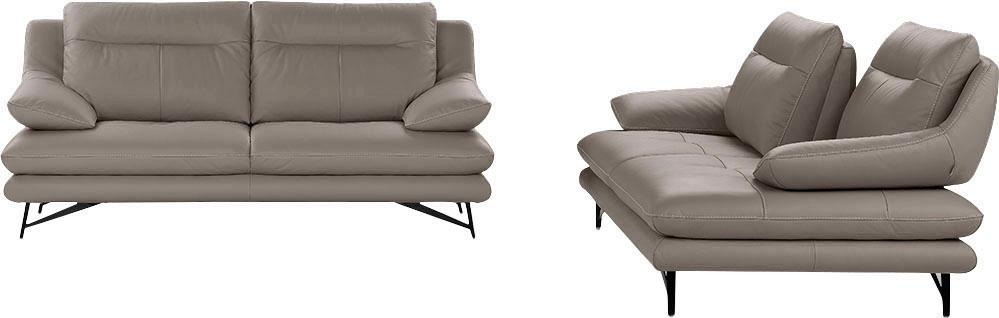 CALIA ITALIA 3-Sitzer »Cezanne, italienisches Design trifft erstklassigen Sitzkomfort, Leder«, Edles Designsofa in besonders langlebigen & pflegeleichten Lederarten