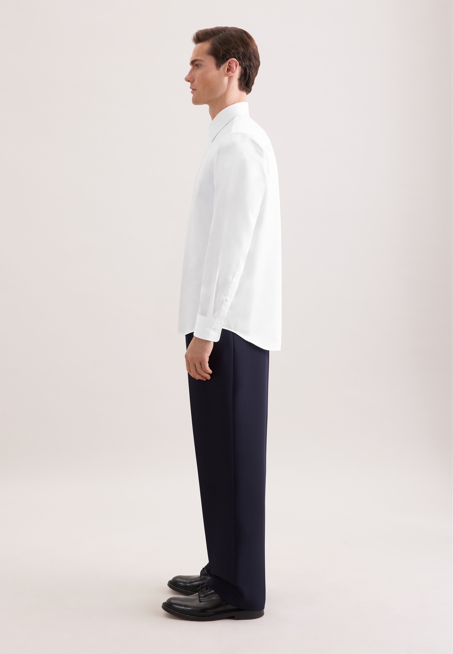 seidensticker Businesshemd »Schwarze Rose« Relaxed 1/1 Kentkragen Uni