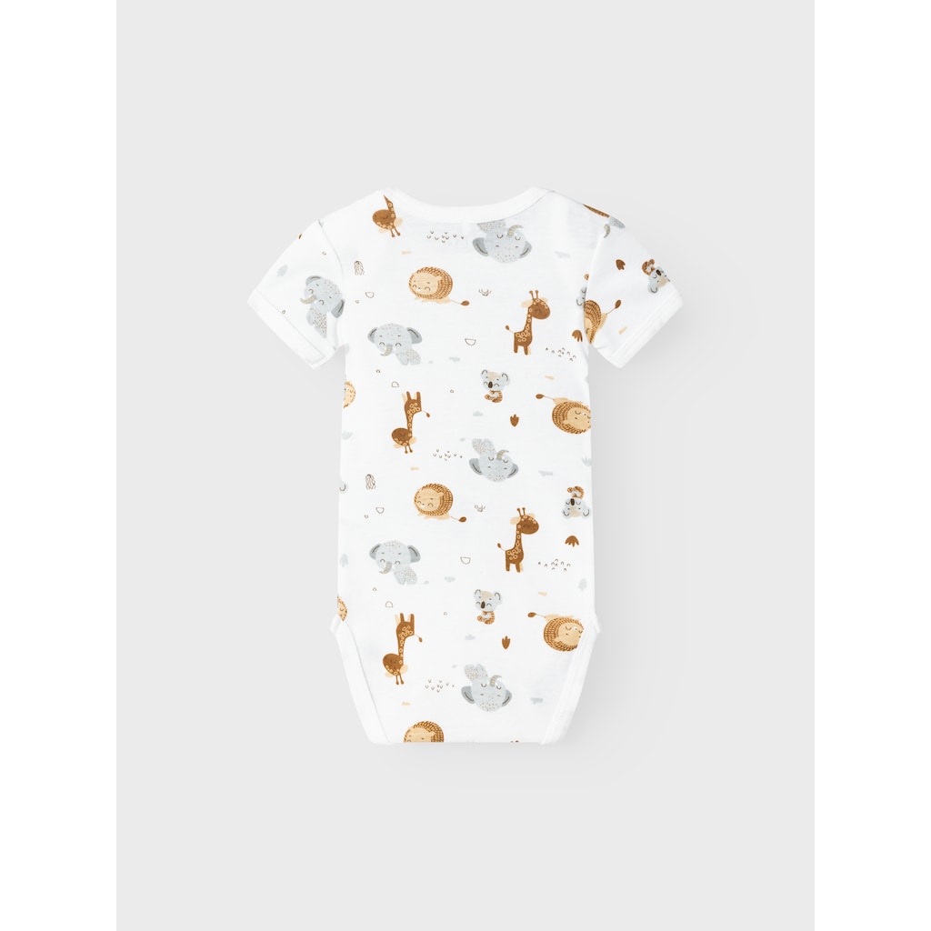 Name It Body »NBNBODY 2P SS BEIGE ANIMAL NOOS«, (Packung, 2 tlg.)