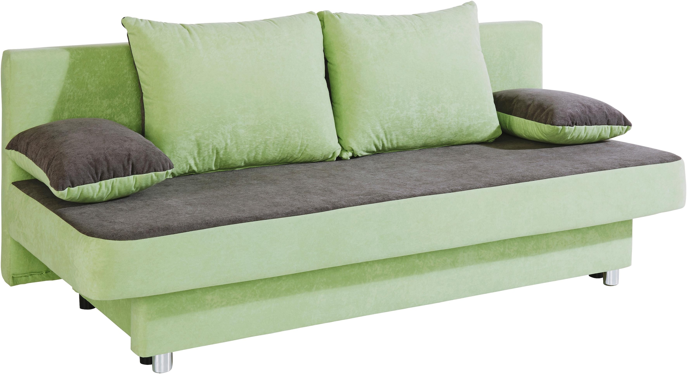 COLLECTION AB Schlafsofa »Ulla inkl. Bettfunktion und Bettkasten«, Schlafsofa,Bettfunktion,Bettkasten,inkl. Rückenkissen,Armlehnekissen