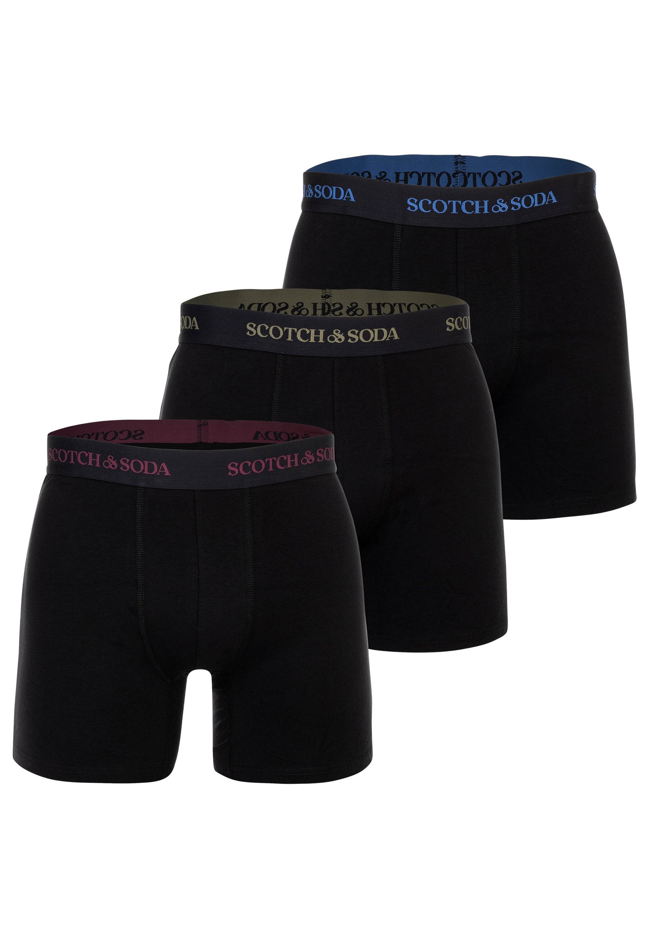 Boxershorts »Boxershort Solid Cotton Stretch 3er Pack«