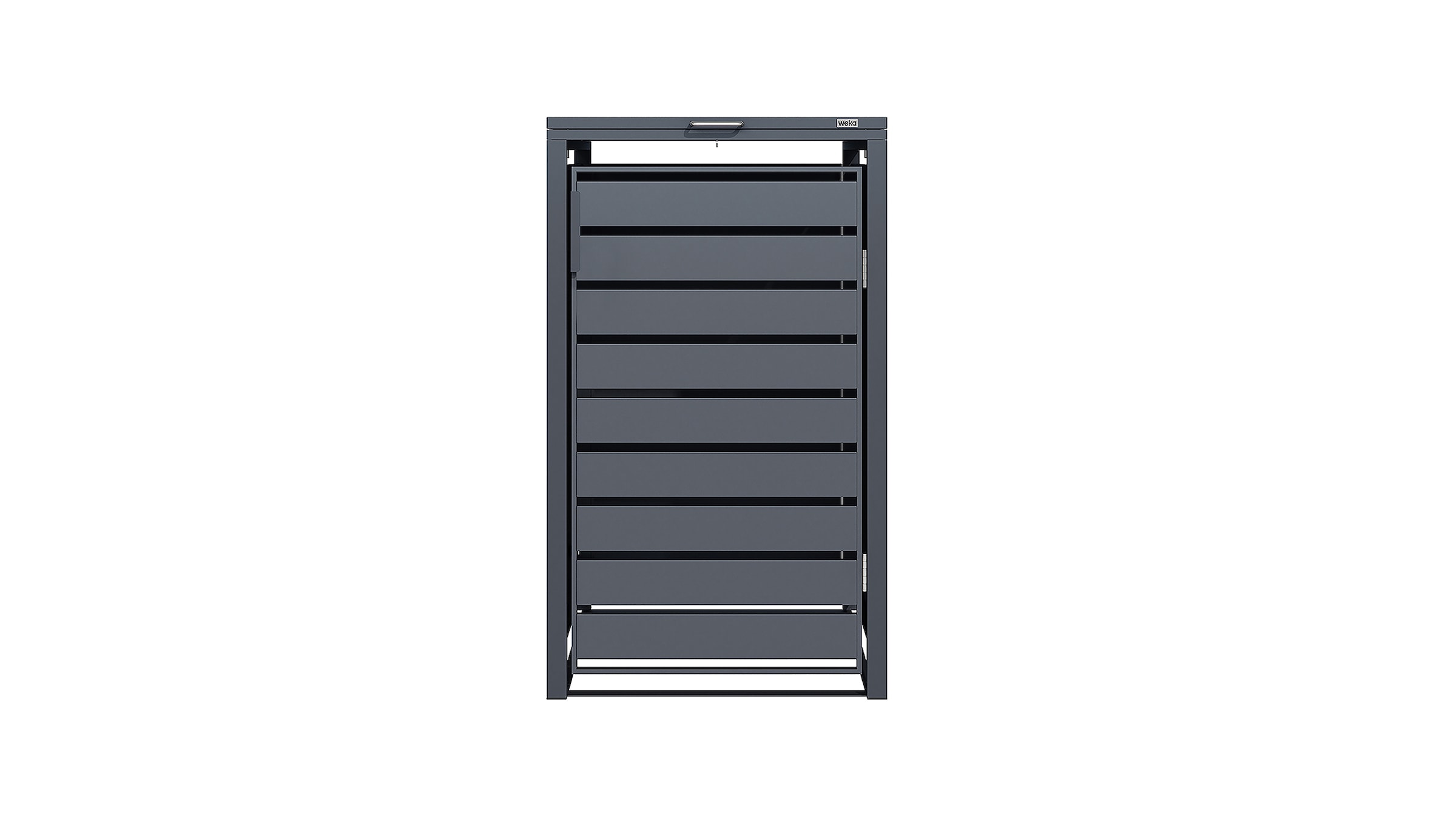 weka Mülltonnenbox »Gary« Metall pulverbeschichtet, BxTxH: 68x80x116 cm