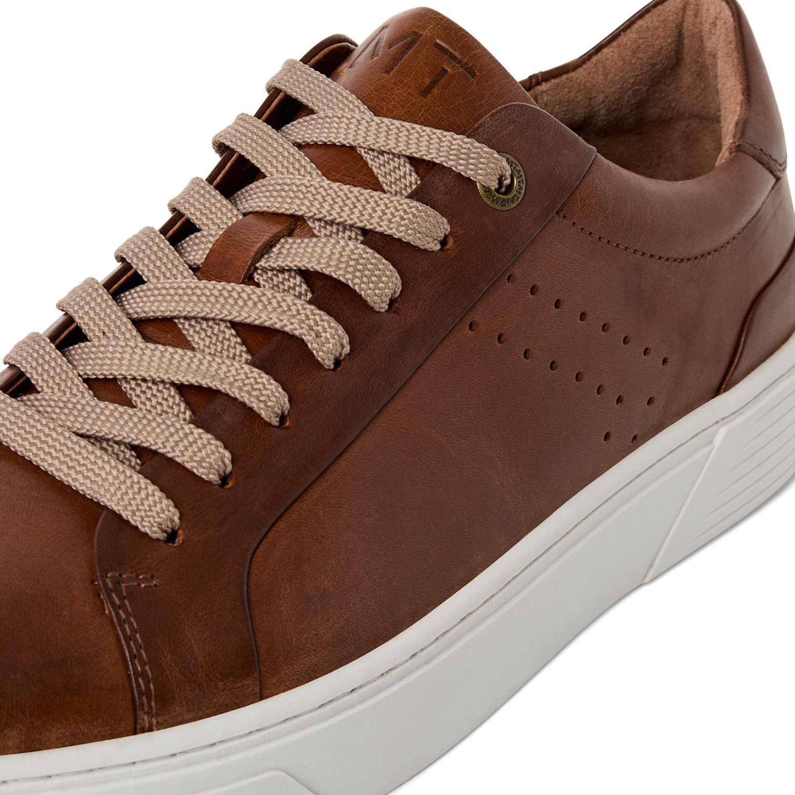 MARCO TOZZI Sneaker  Schnürschuh, Halbschuh, Freizeitschuh mit seitlichem Lochmuster