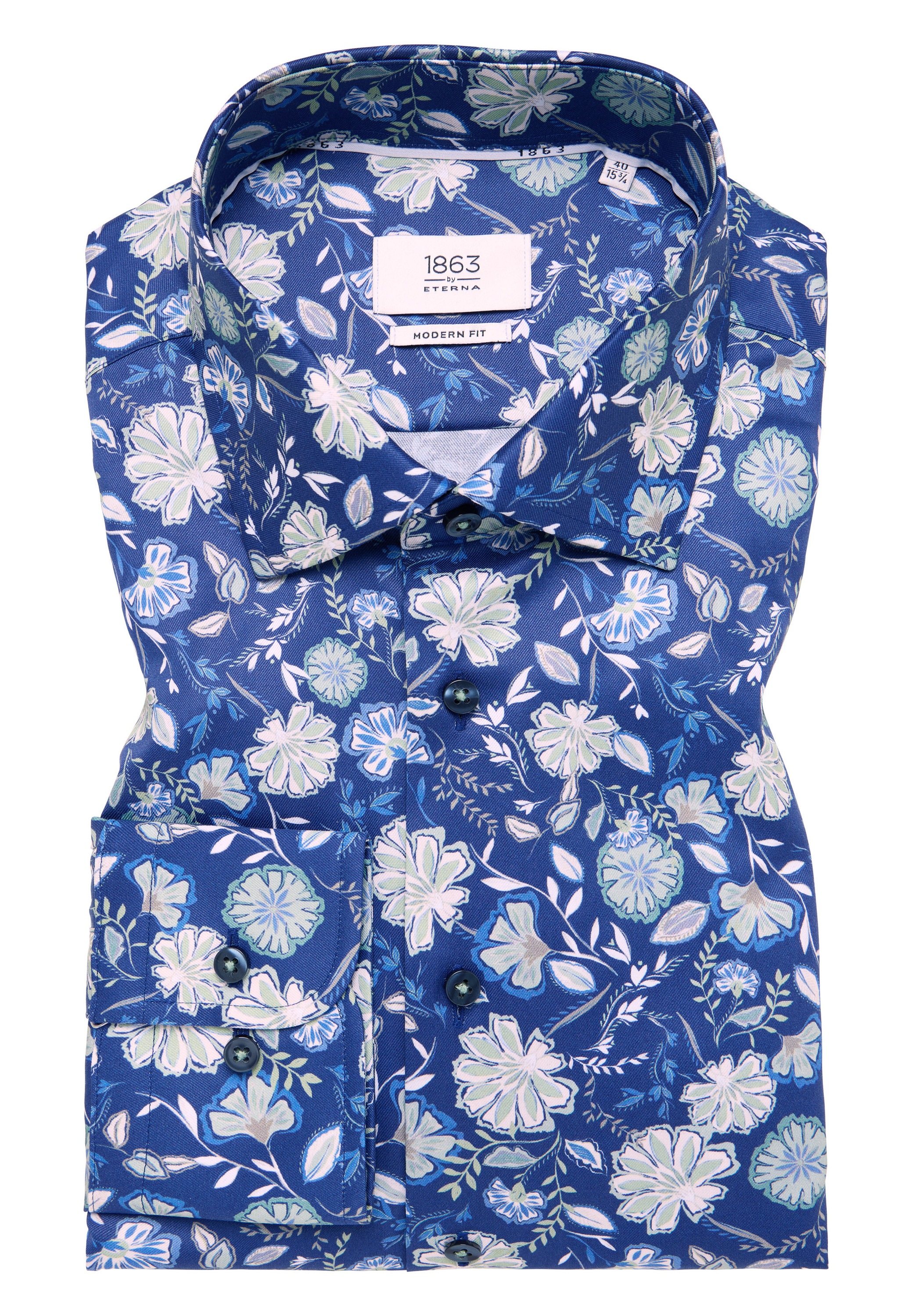 Eterna Langarmhemd »MODERN FIT«, NON IRON (bügelfrei)