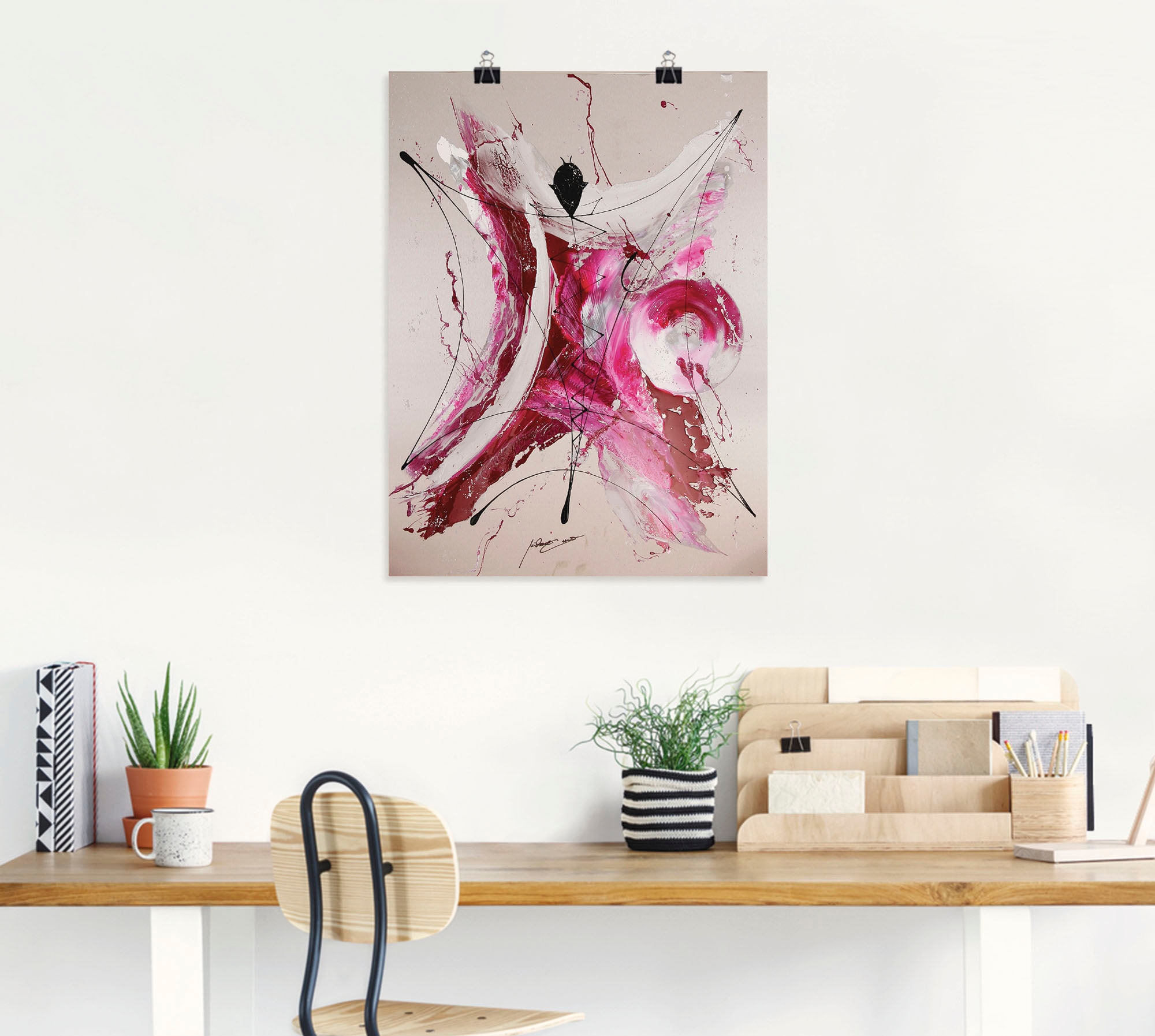 Artland Wandbild »Mephisto I« Gegenstandslos 1 Stk. tlg. als Leinwandbild, Poster in verschied. Größen