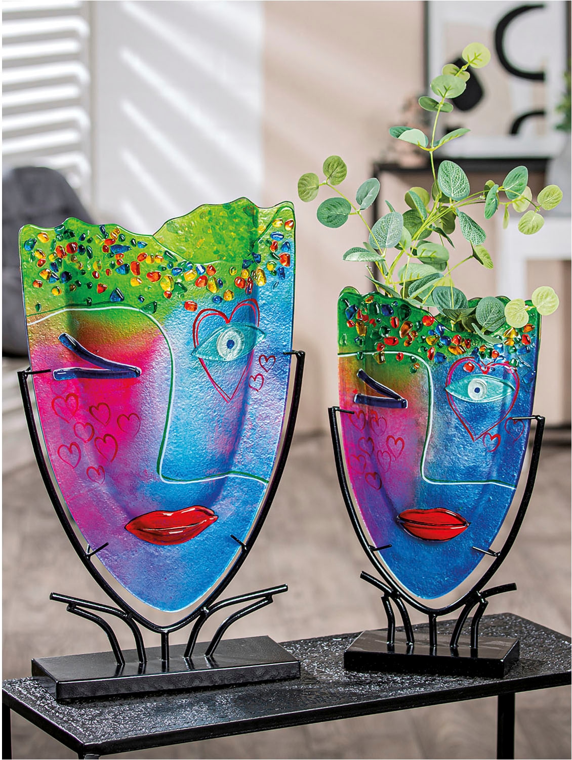 Bodenvase »Designvase Face "Twinkle"«, (1 St.)