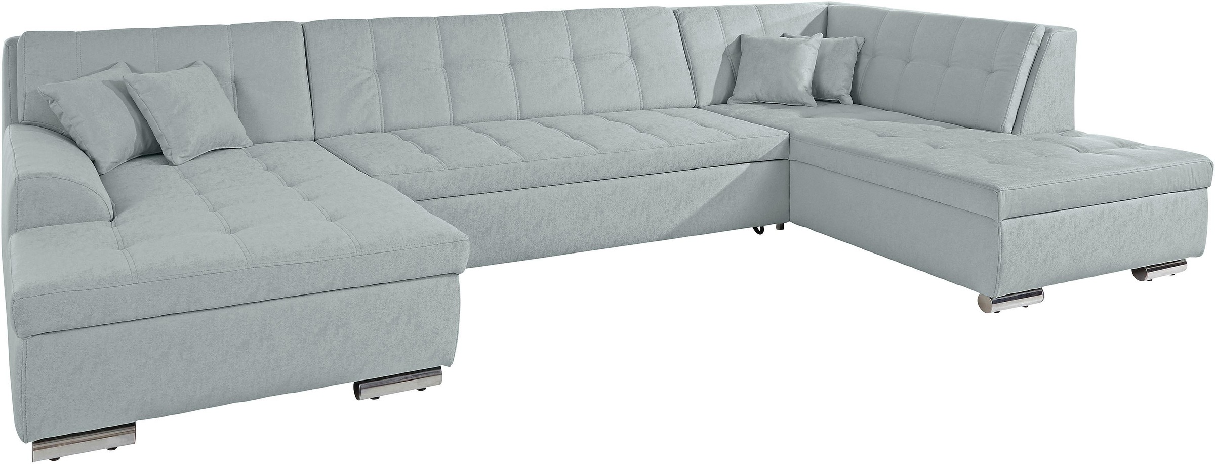 DOMO collection Wohnlandschaft »Aversa U-Form«, wahlweise mit Bettfunktion, frei im Raum stellbar