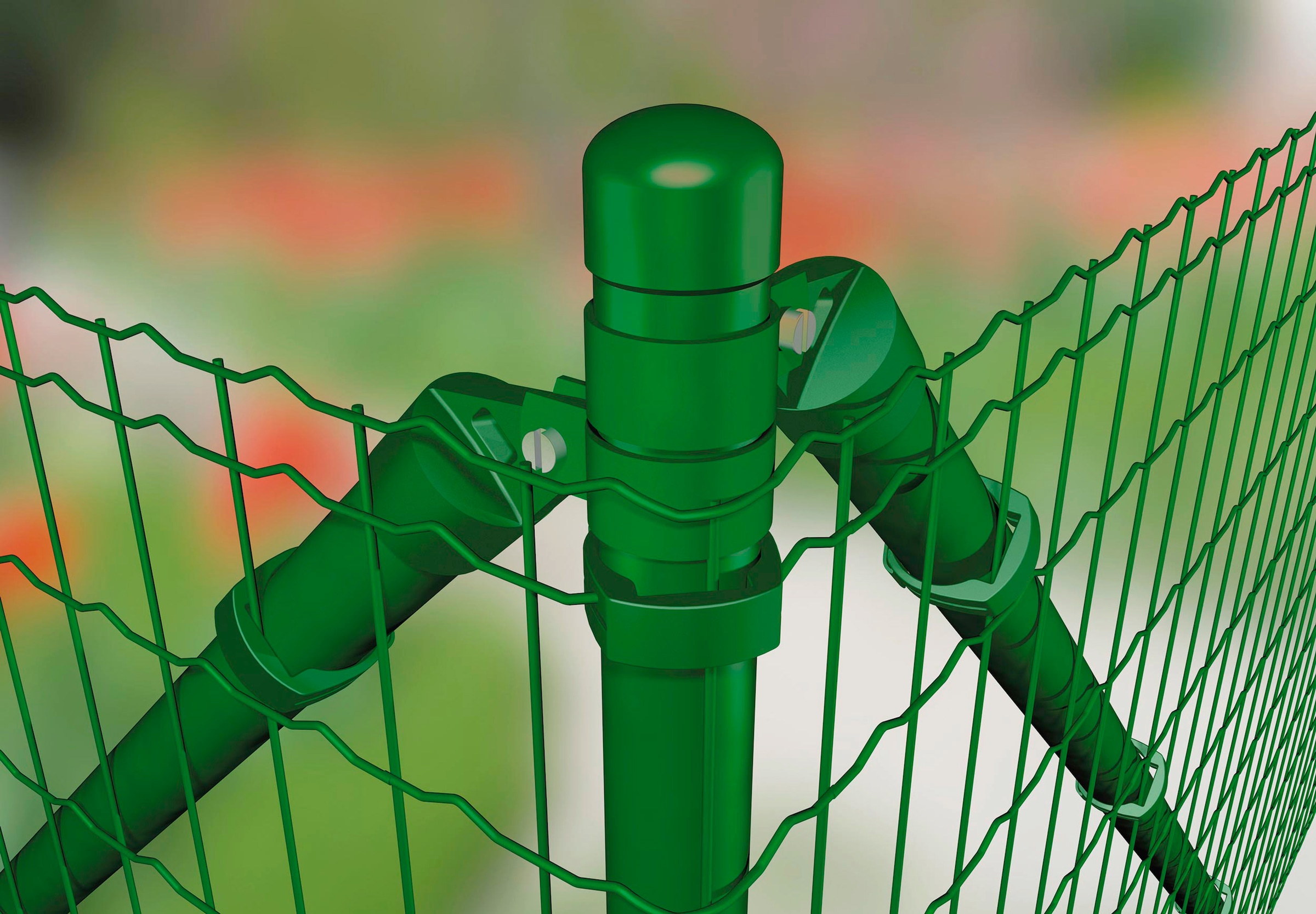 Alberts Schweißgitter »Fix-Clip Pro®« Höhe: 80-150cm, Gesamtlänge: 10 und 25m, mit Bodenhülsen