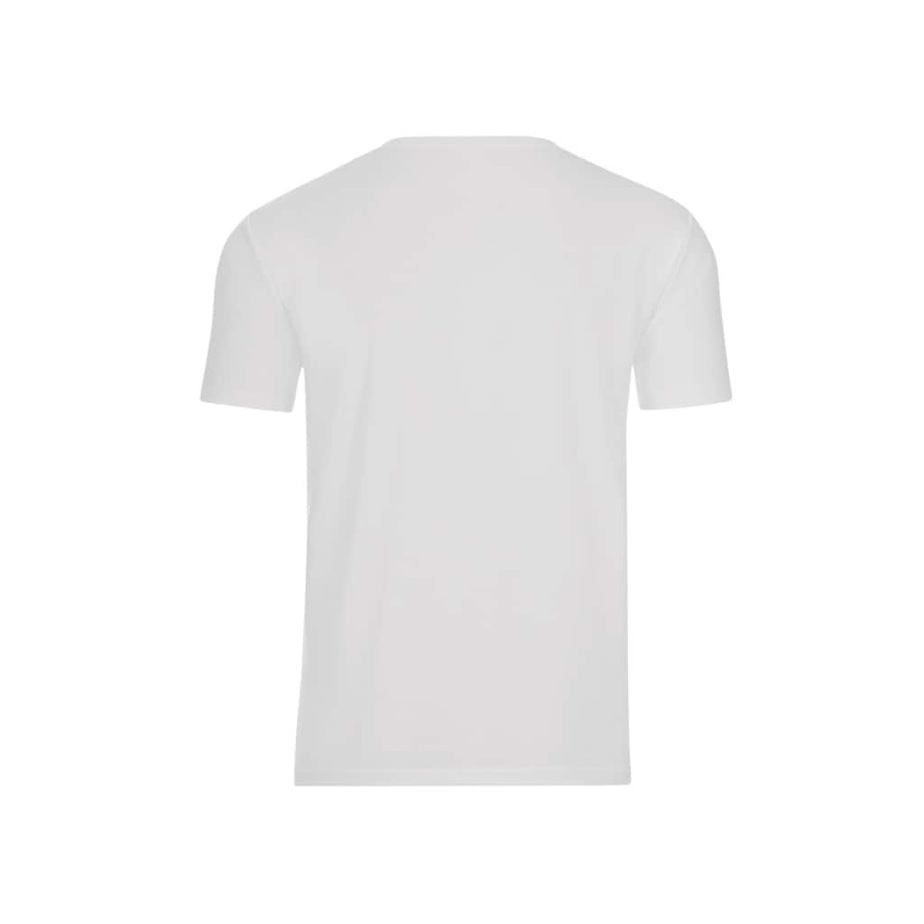 Trigema T-Shirt »TRIGEMA V-Shirt COOLMAX®«, (1 tlg.)