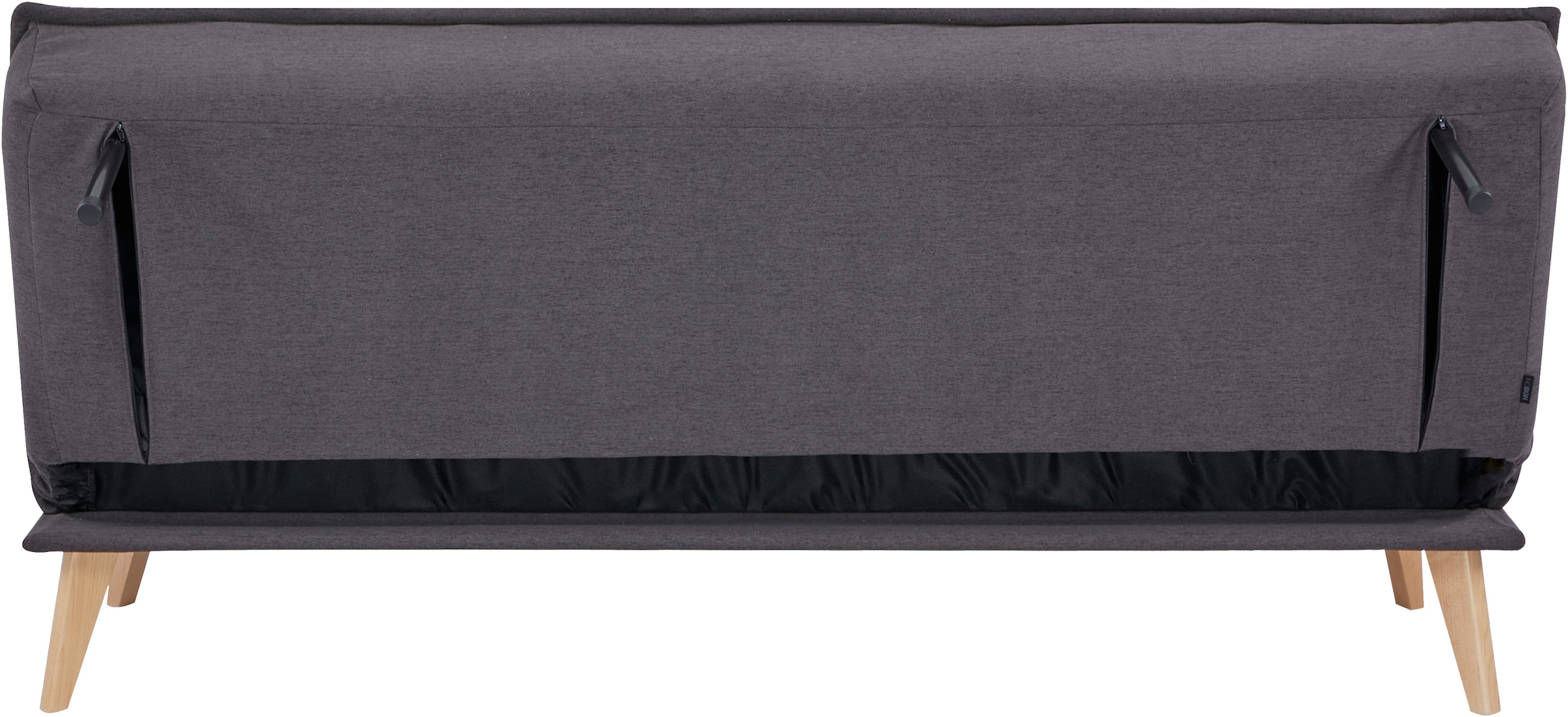 INOSIGN Schlafsofa »MENDOTA, 181 cm, 3-Sitzer mit Schlaffunktion,«, verstellbarer Rückenlehne, Klappmechanismus, Webstoff