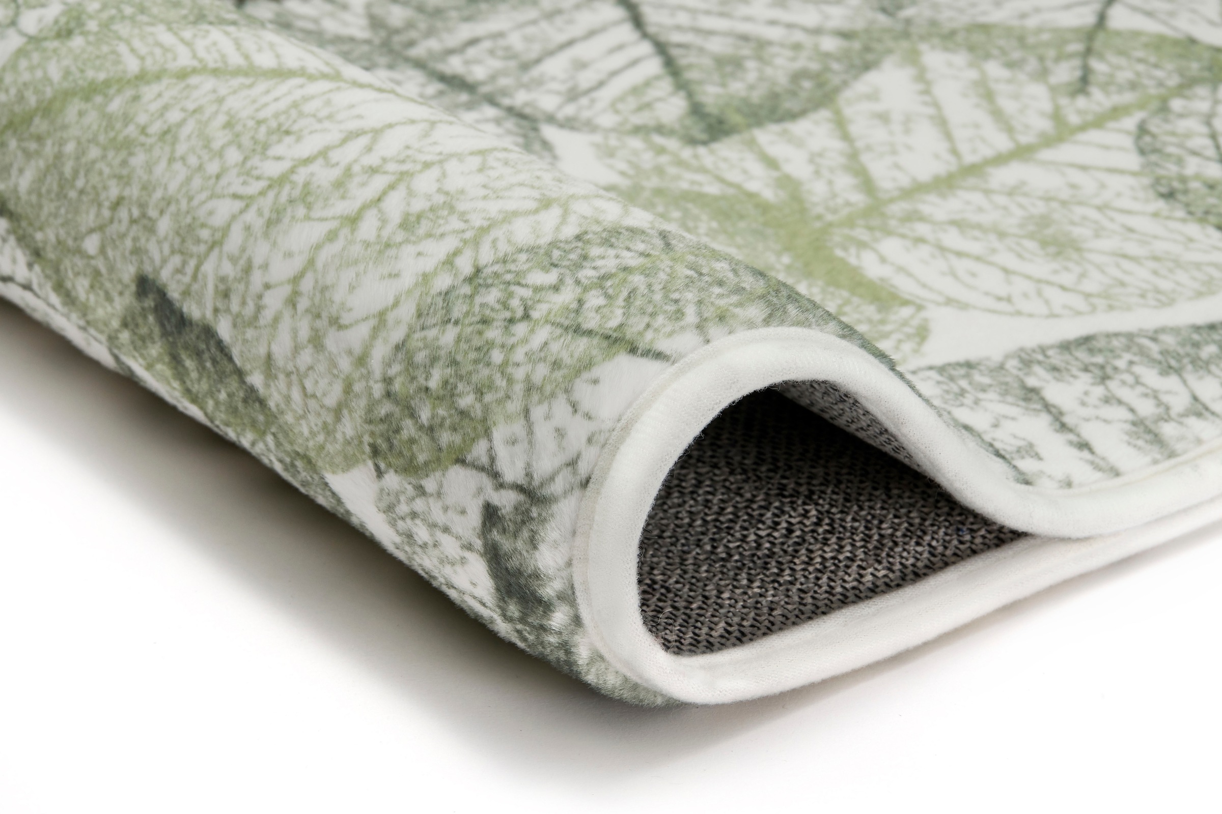 Kleine Wolke Badematte »Selva«, rutschhemmend beschichtet, fußbodenheizungsgeeignet, Badteppich, bedruckt, Blätter Motiv