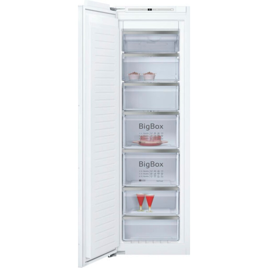 NEFF Einbaugefrierschrank »GI7813CF0«, 177,2 cm hoch, 55,8 cm breit