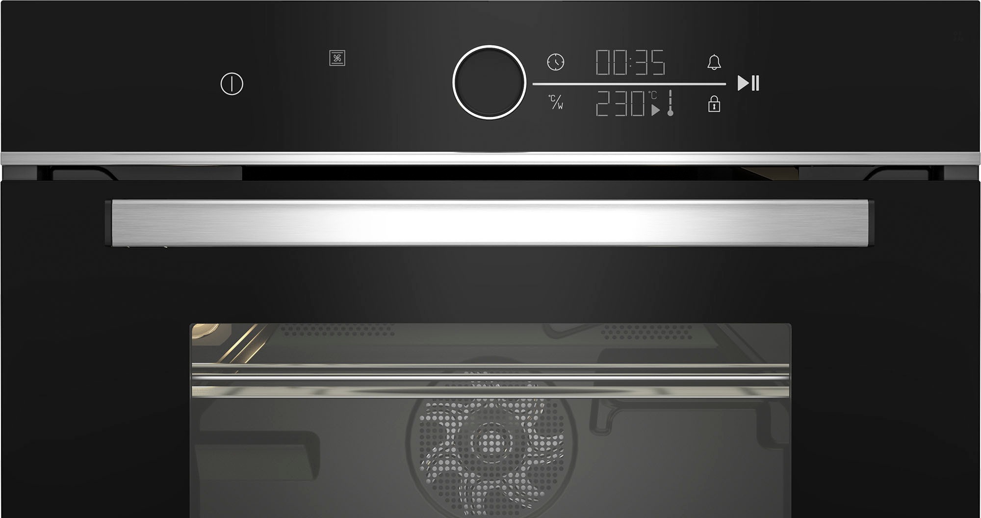 BEKO Backofen mit Mikrowelle  »BBCW13400X 775808921«, mit Teleskopauszug nachrüstbar
