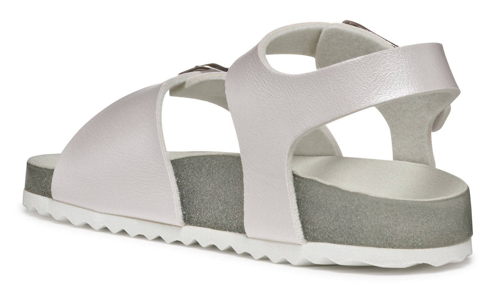 Geox Sandale »J ADRIEL GIRL«  , Konfirmationsschuh, Kommunionschuh, Klettschuh mit dezentem Schimmer