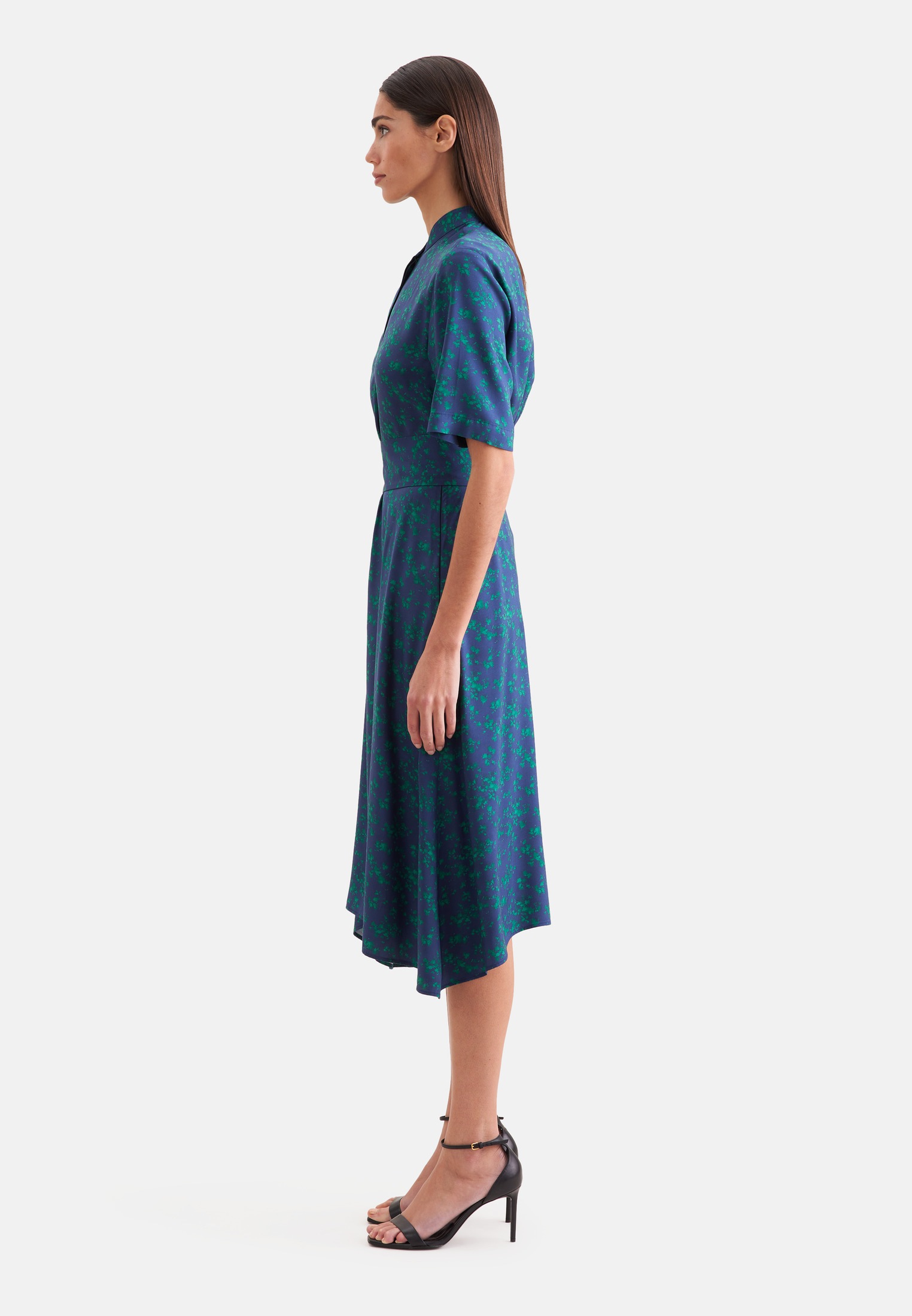seidensticker Sommerkleid 1/2 Rundhals Druck