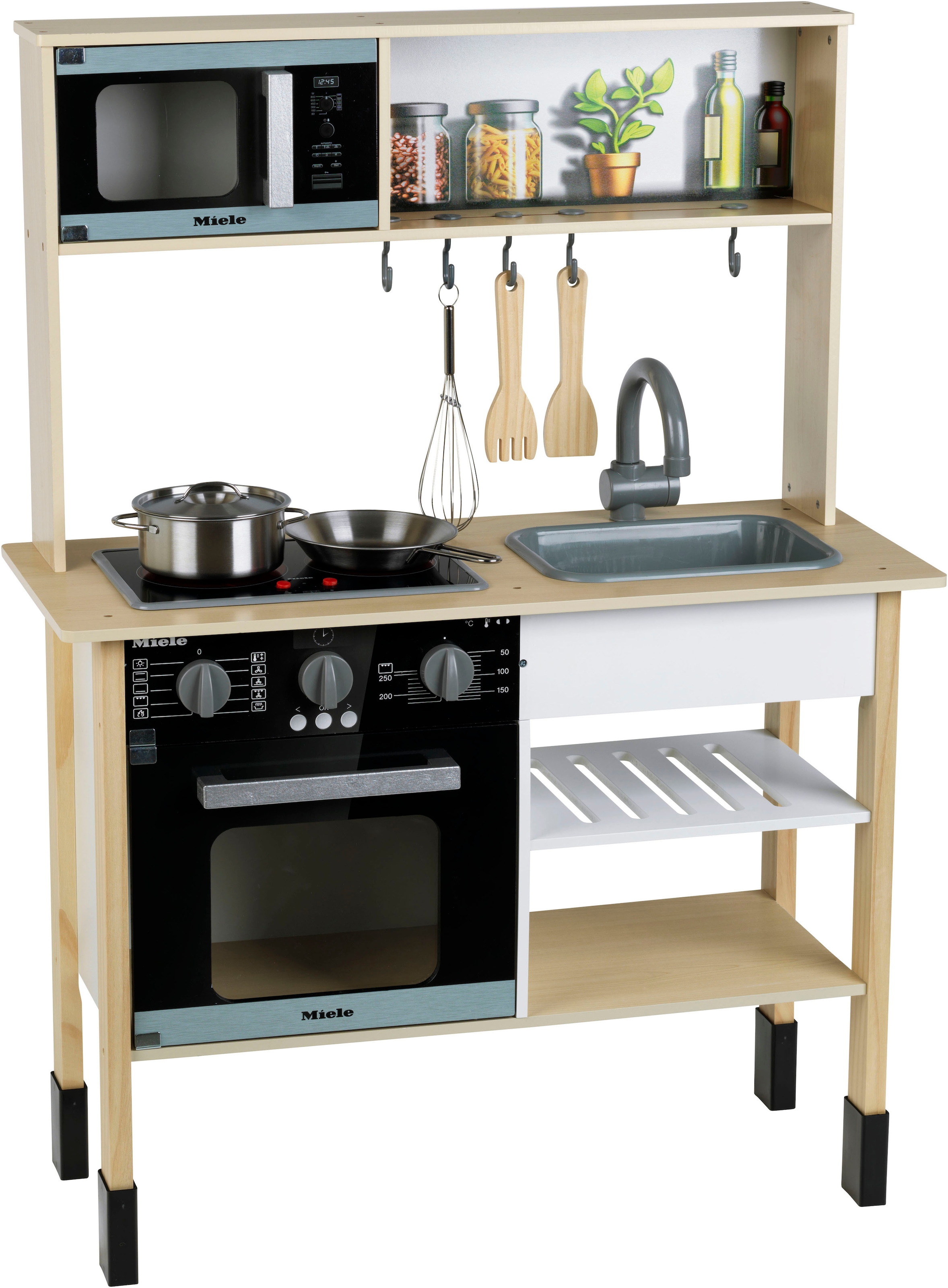 Klein Spielküche »Miele, midi II«, mit Licht und Sound; FSC® - schützt Wald