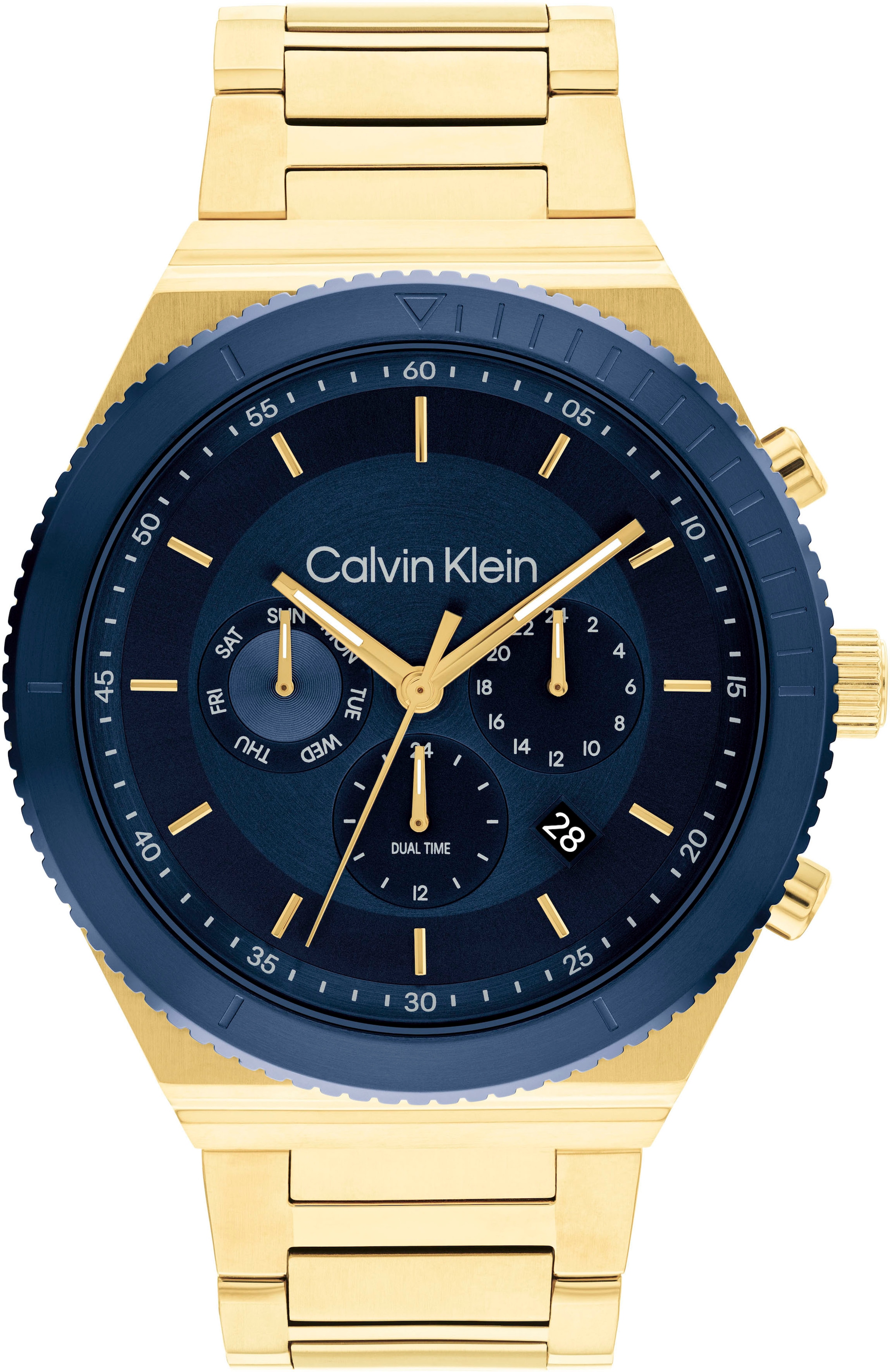 Calvin Klein Multifunktionsuhr »SPORT, 25200302«, Quarzuhr, Armbanduhr, Herrenuhr, Datum, 12/24-Stunden-Anzeige