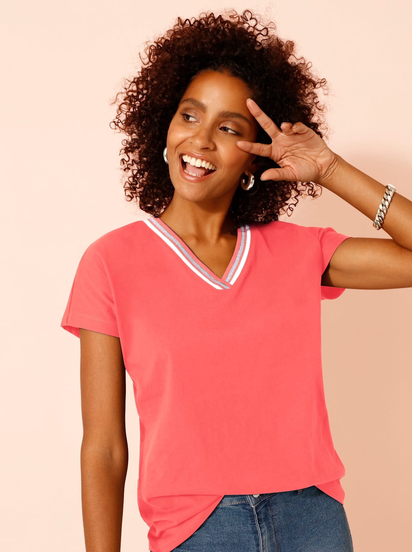 Classic Basics V-Shirt »Shirt«, (1 tlg.)